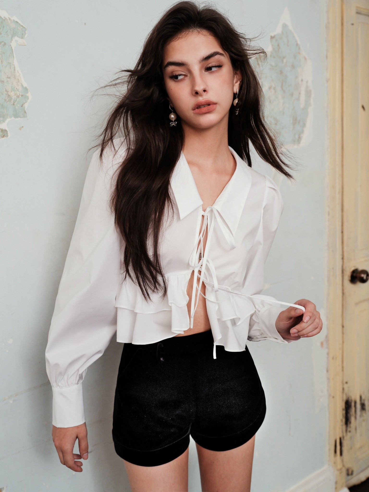 ROCHA ROMA Ruffled Shirt