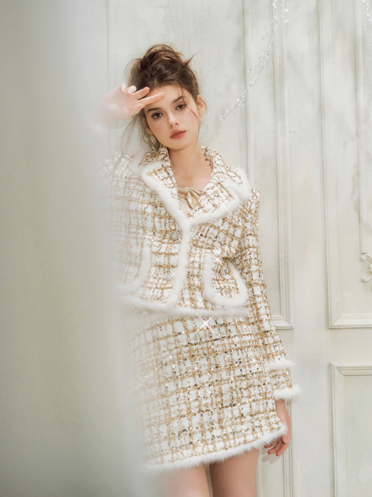 Wardrobes by chen Checkered Mink Set(Separate)