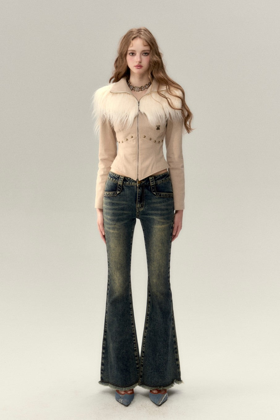 VIA PITTI Sale Vintage Flared Jeans