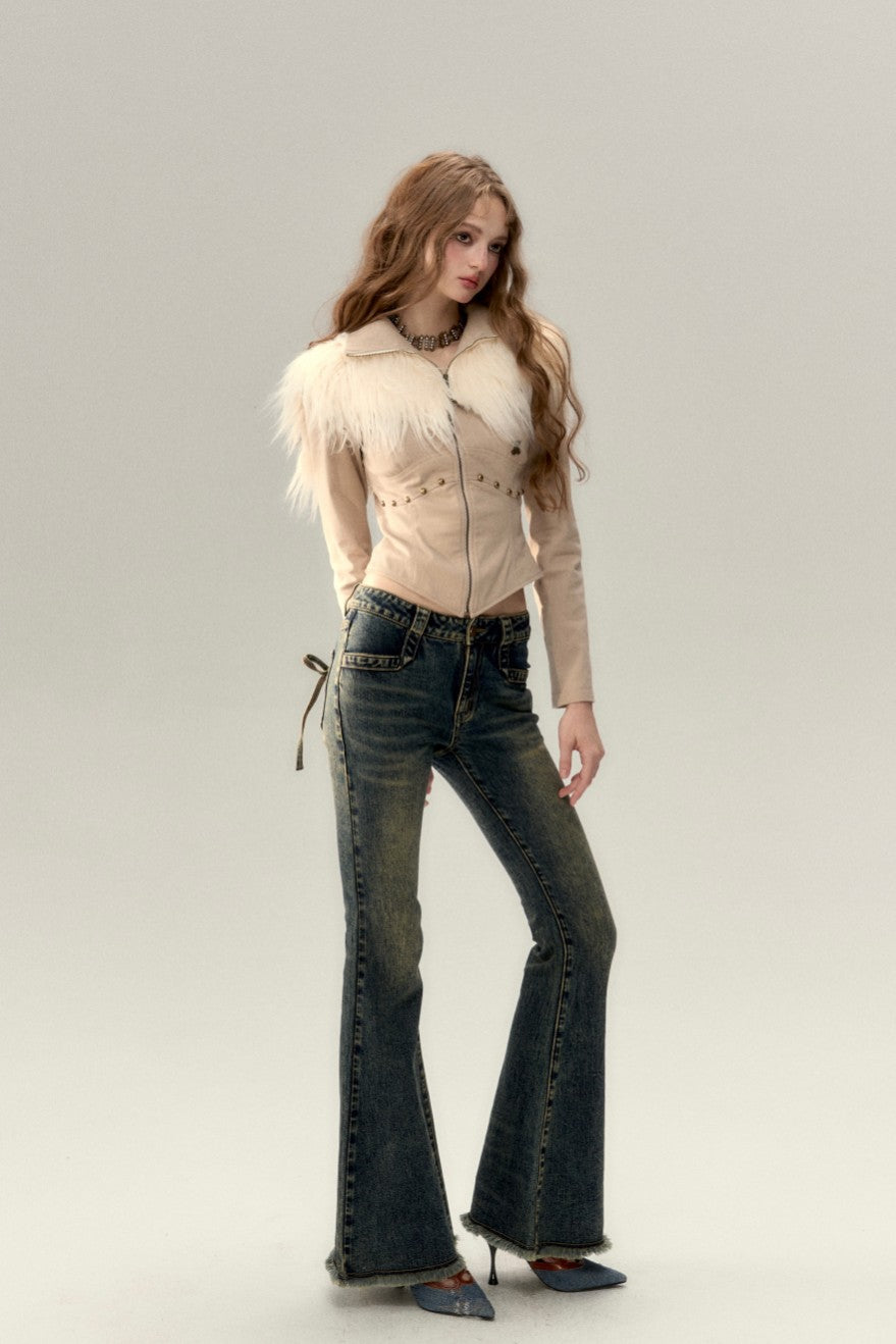 VIA PITTI Sale Vintage Flared Jeans