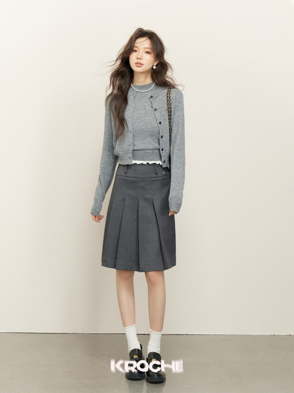 KROCHE Grey Knit Set(SEPARATE)