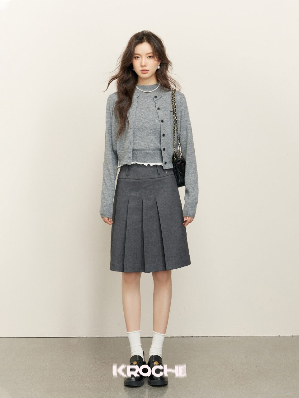 KROCHE Grey Knit Set(SEPARATE)