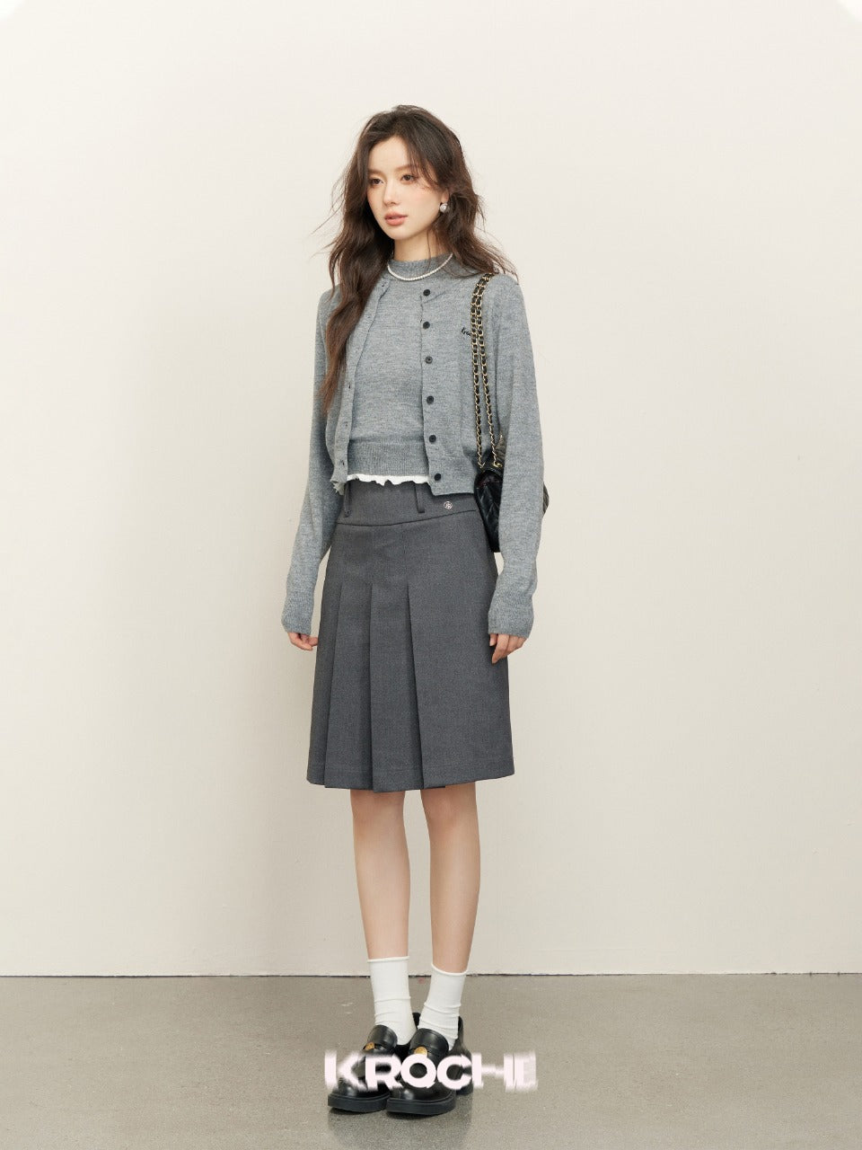 KROCHE Grey Knit Set(SEPARATE)
