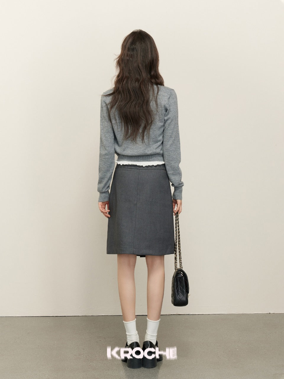 KROCHE Grey Knit Set(SEPARATE)