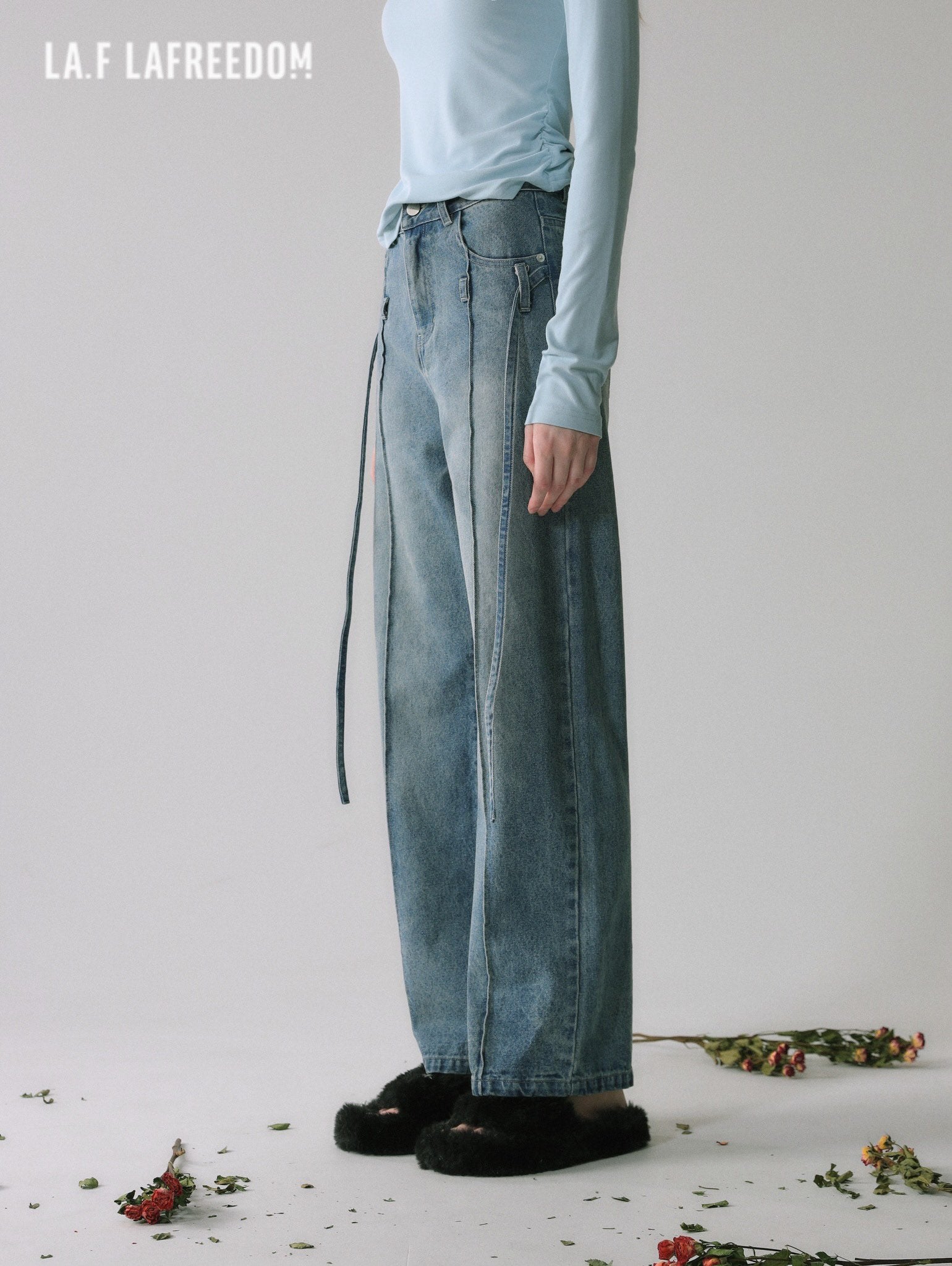 LAFREEDOM SALE Simple Straight-Leg Jeans