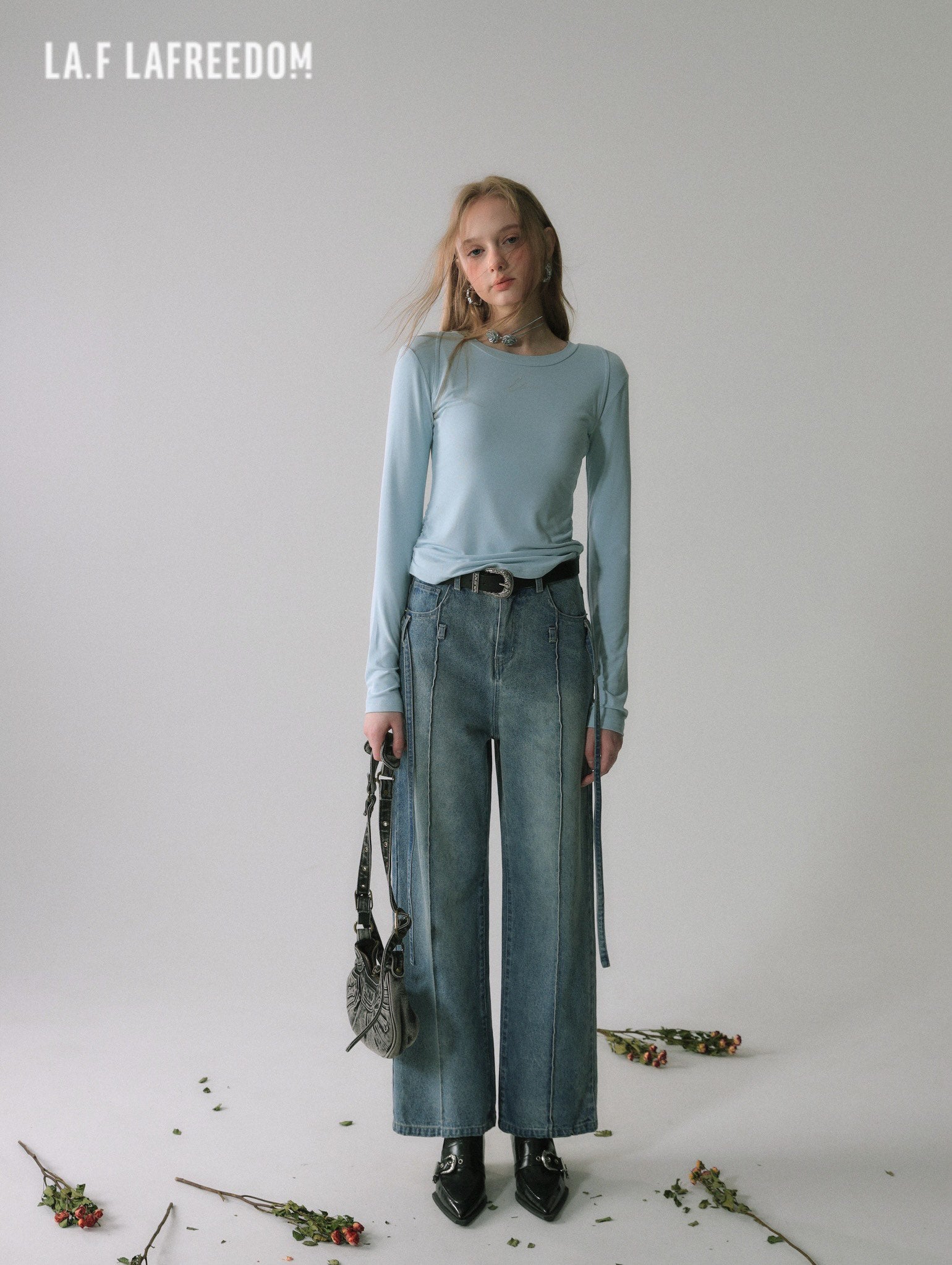 LAFREEDOM SALE Simple Straight-Leg Jeans