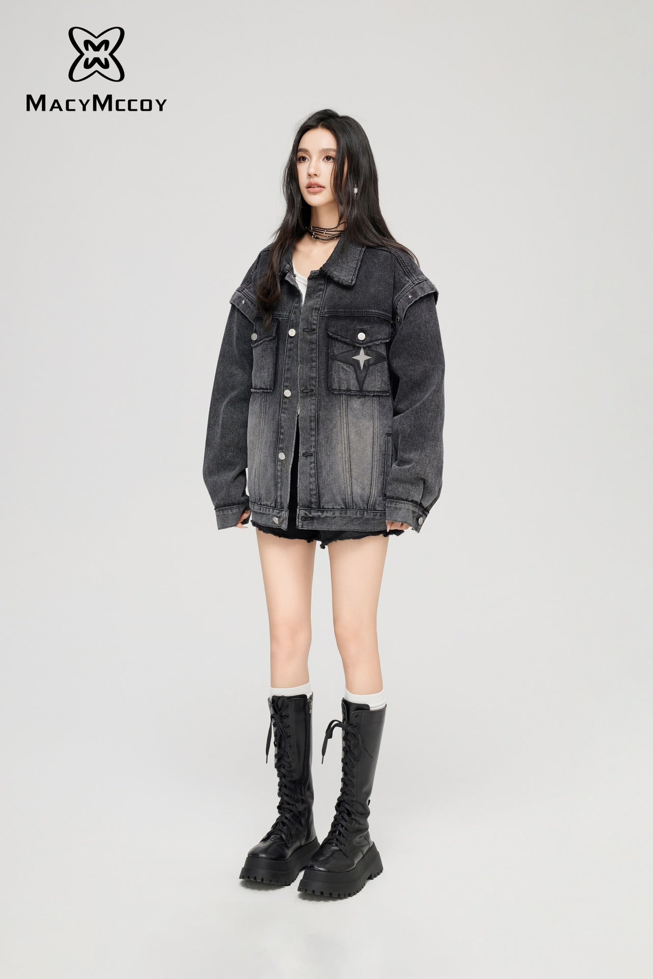 MacyMccoy Oversize Denim Jacket(2color)