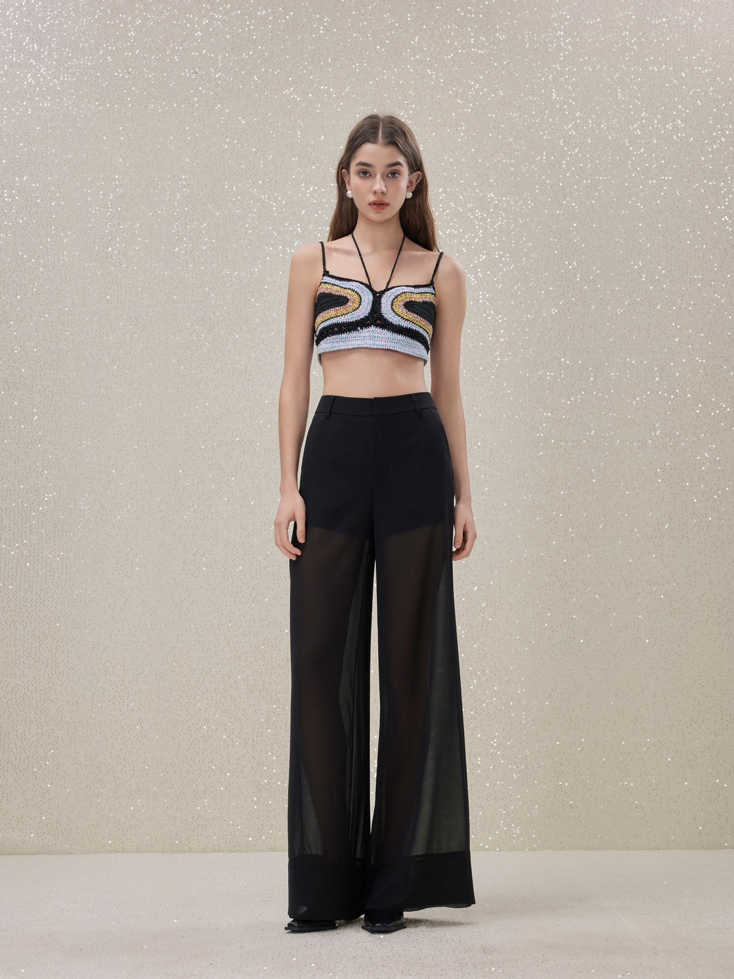 ROCHA ROMA Colorful Vest OR Wide-Leg Pants