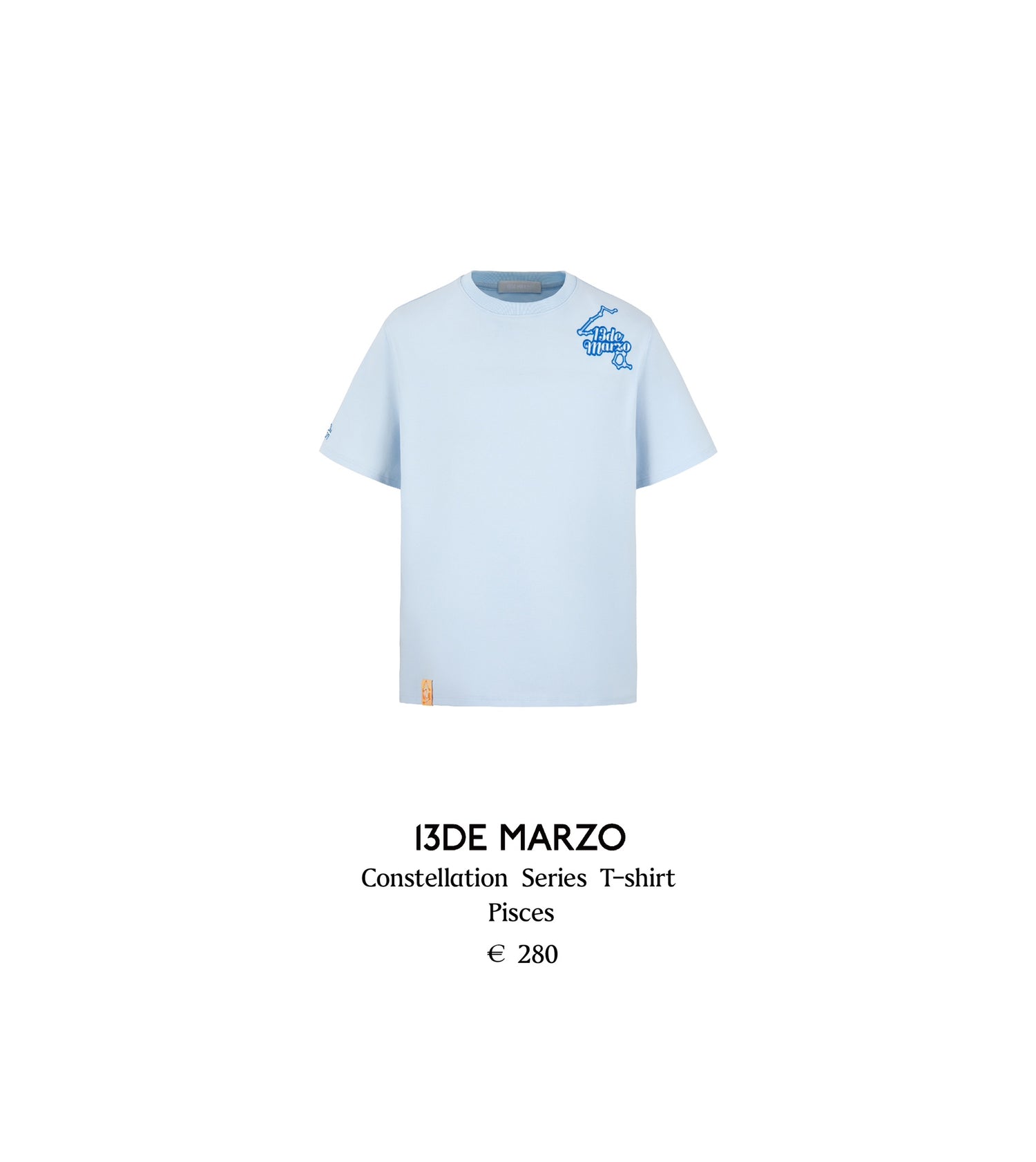 13DE MARZO Constellation Series T-shirt