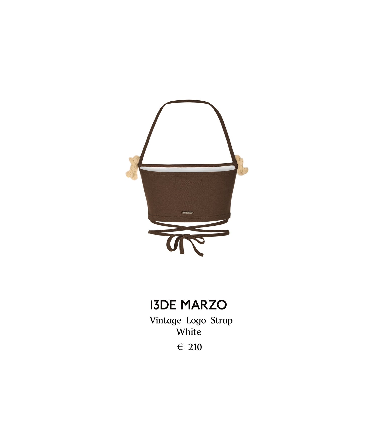 13DE MARZO Vintage Logo Strap Atrovirens
