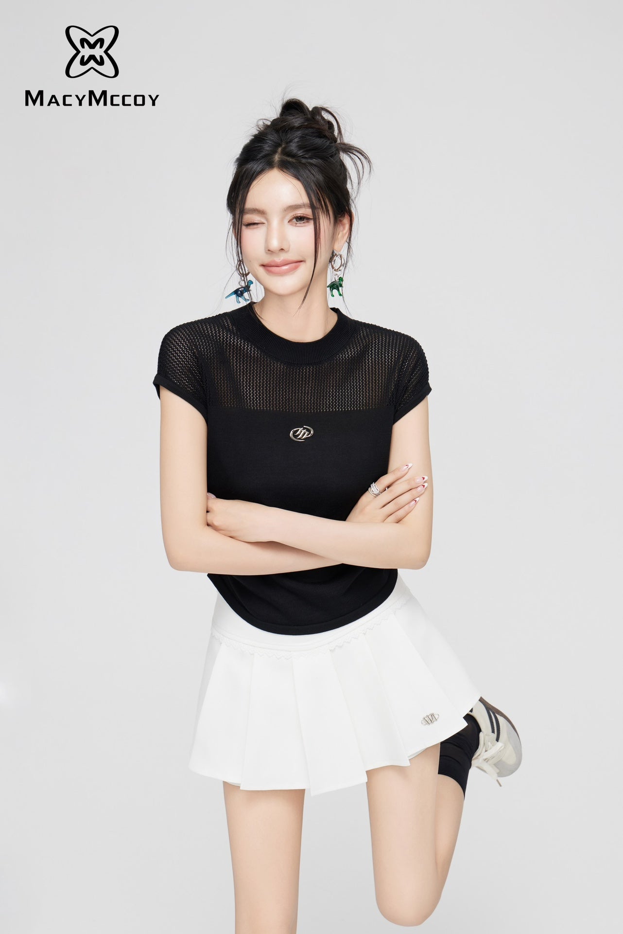 MacyMccoy Ice Knit Top