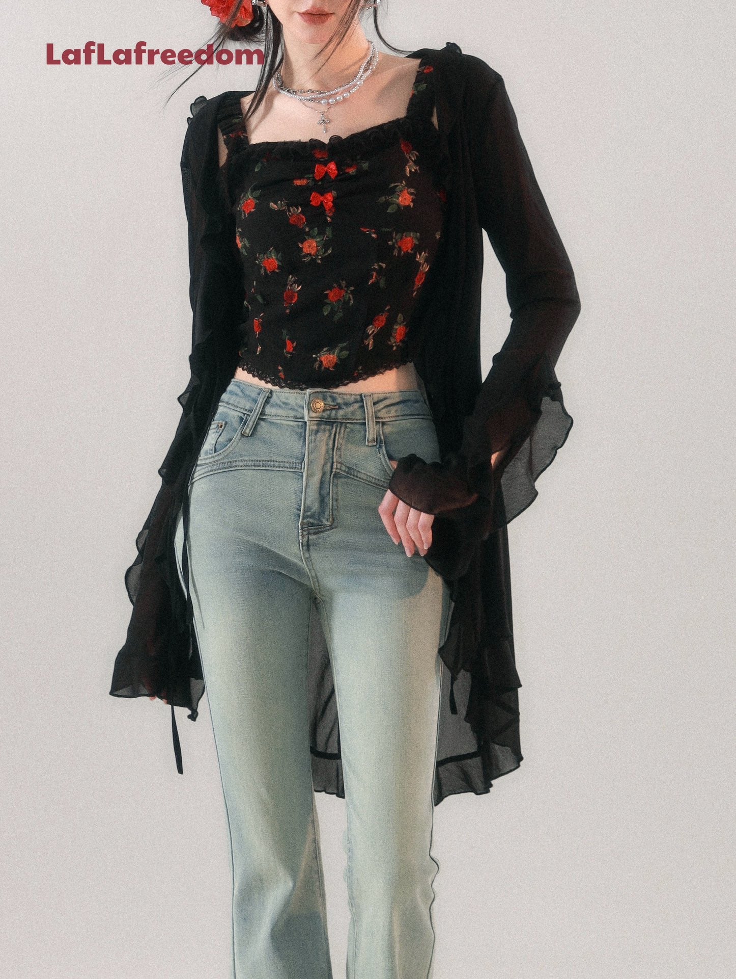 LA FREEDOM "FLORA" Cardigan(2color)