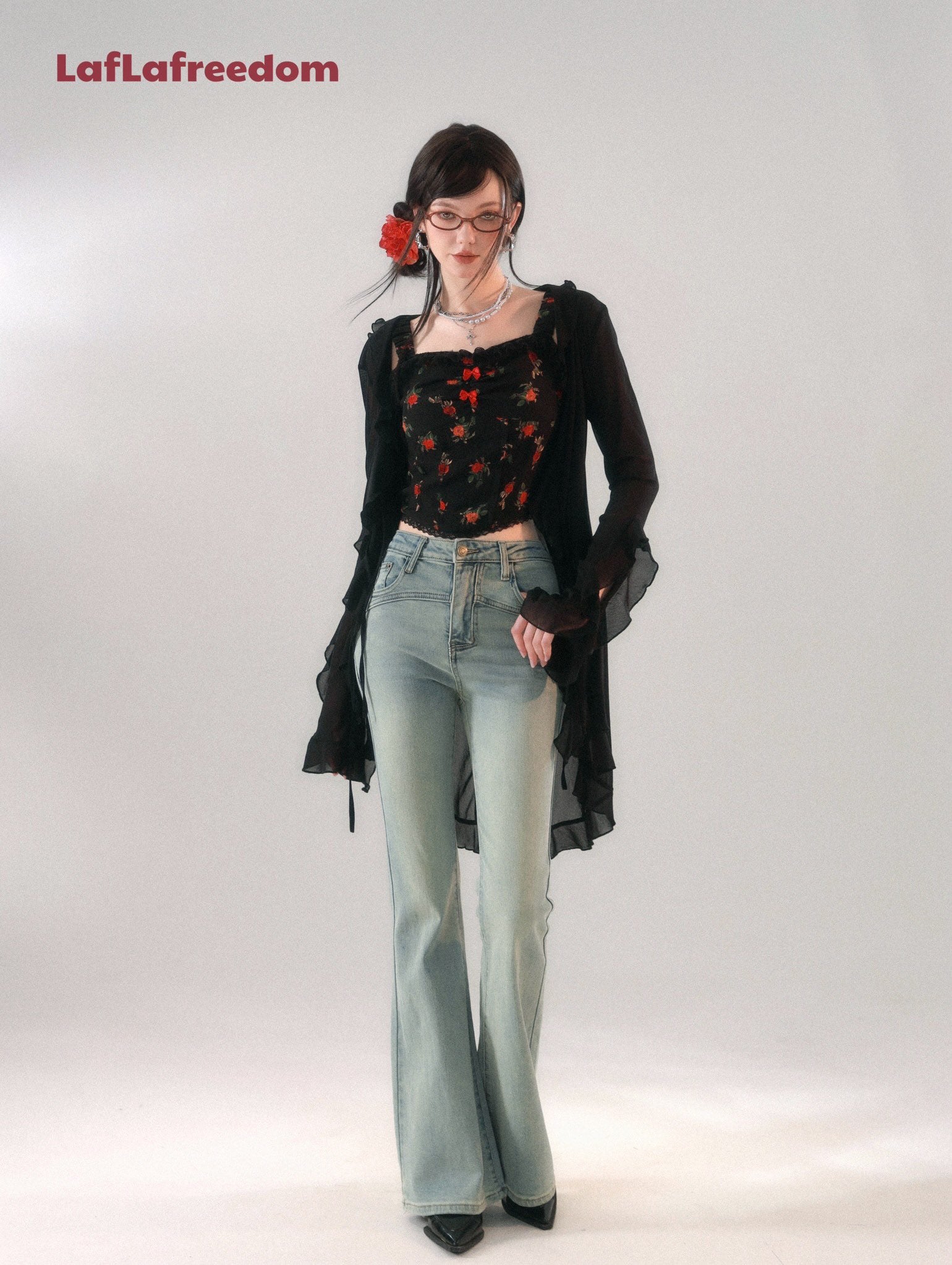 LA FREEDOM "FLORA" Cardigan(2color)
