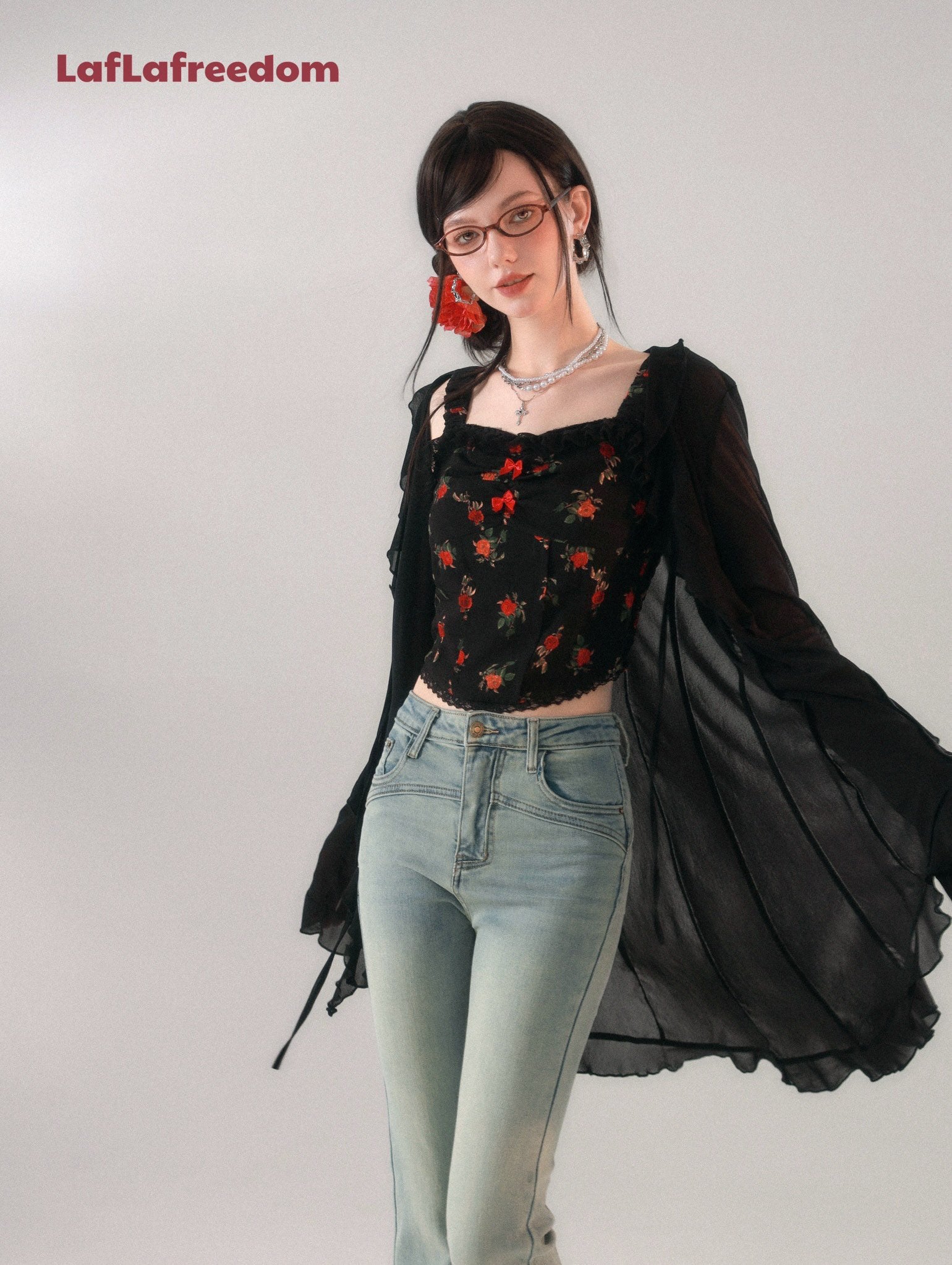 LA FREEDOM "FLORA" Cardigan(2color)