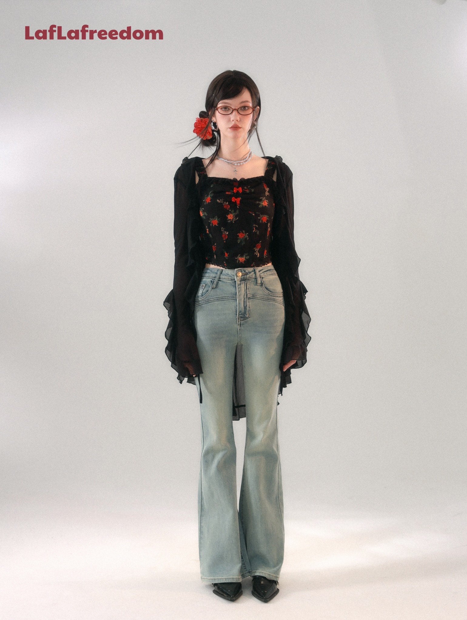LA FREEDOM "FLORA" Cardigan(2color)