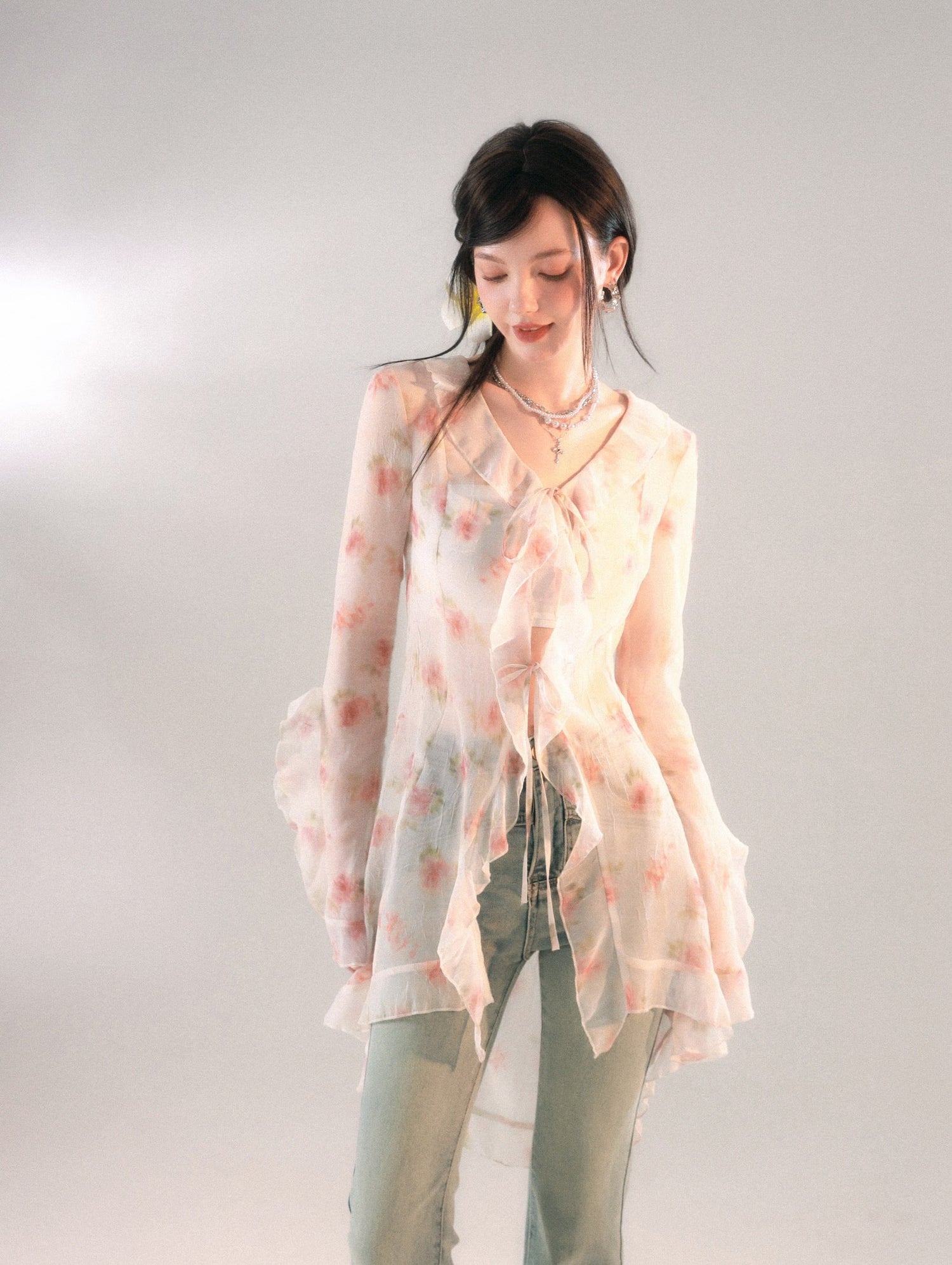 LA FREEDOM "FLORA"  Cardigan(2color)