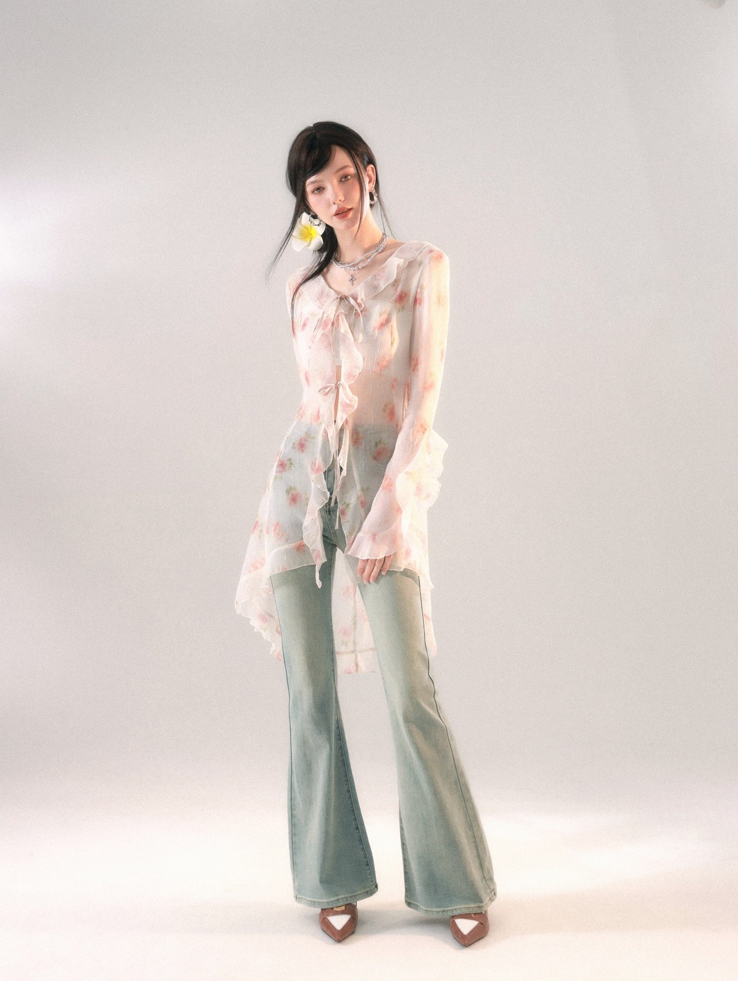 LA FREEDOM "FLORA"  Cardigan(2color)