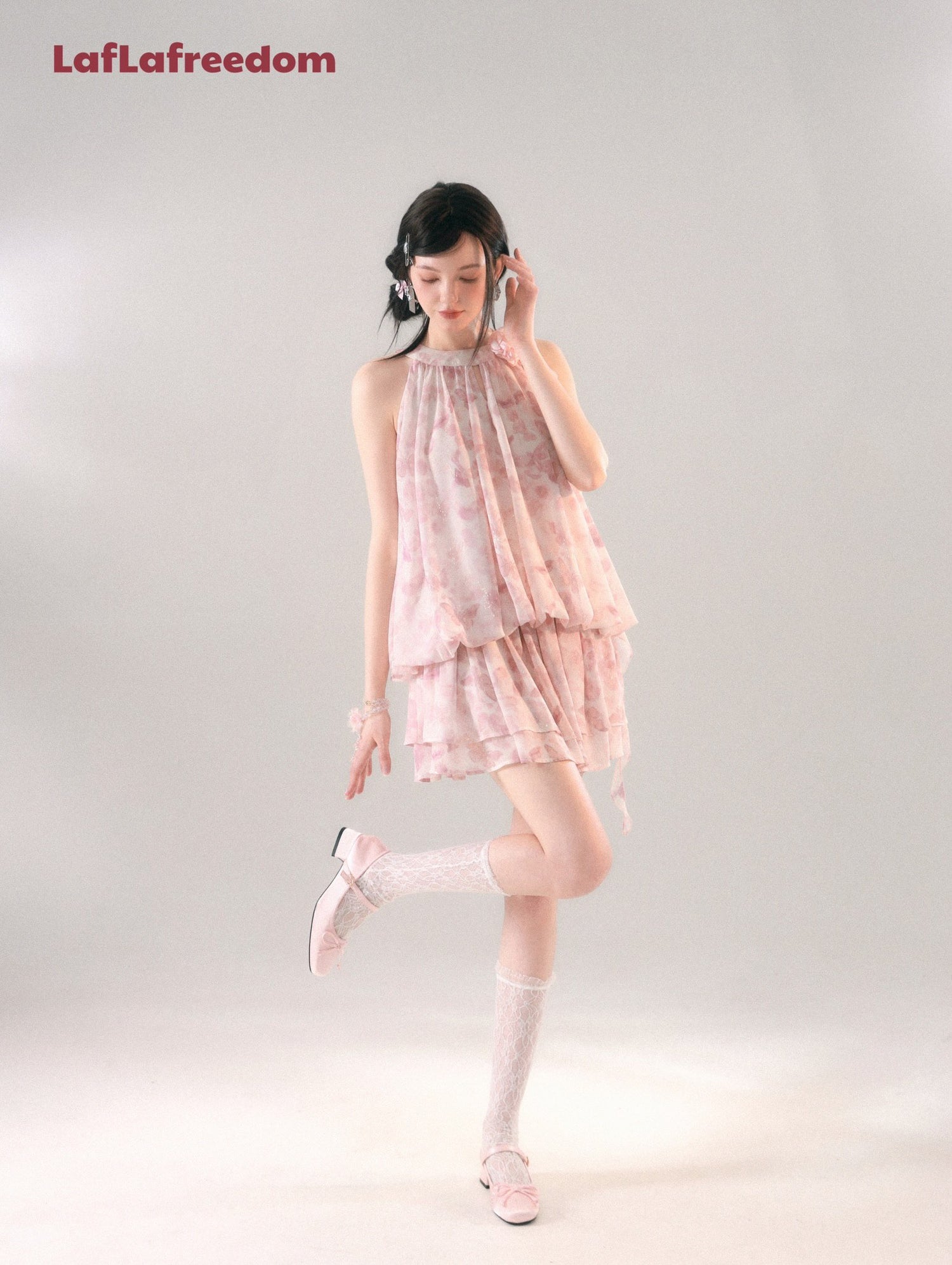 LA FREEDOM "FLORA" mini Skirt(2color)