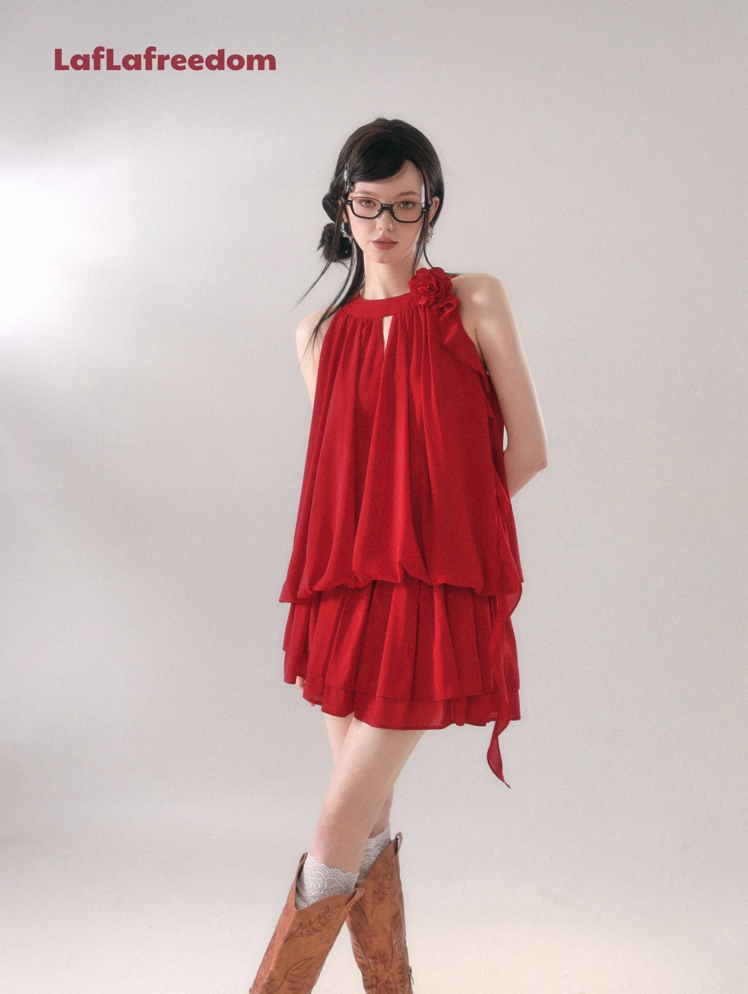 LA FREEDOM "FLORA" mini Skirt(2color)