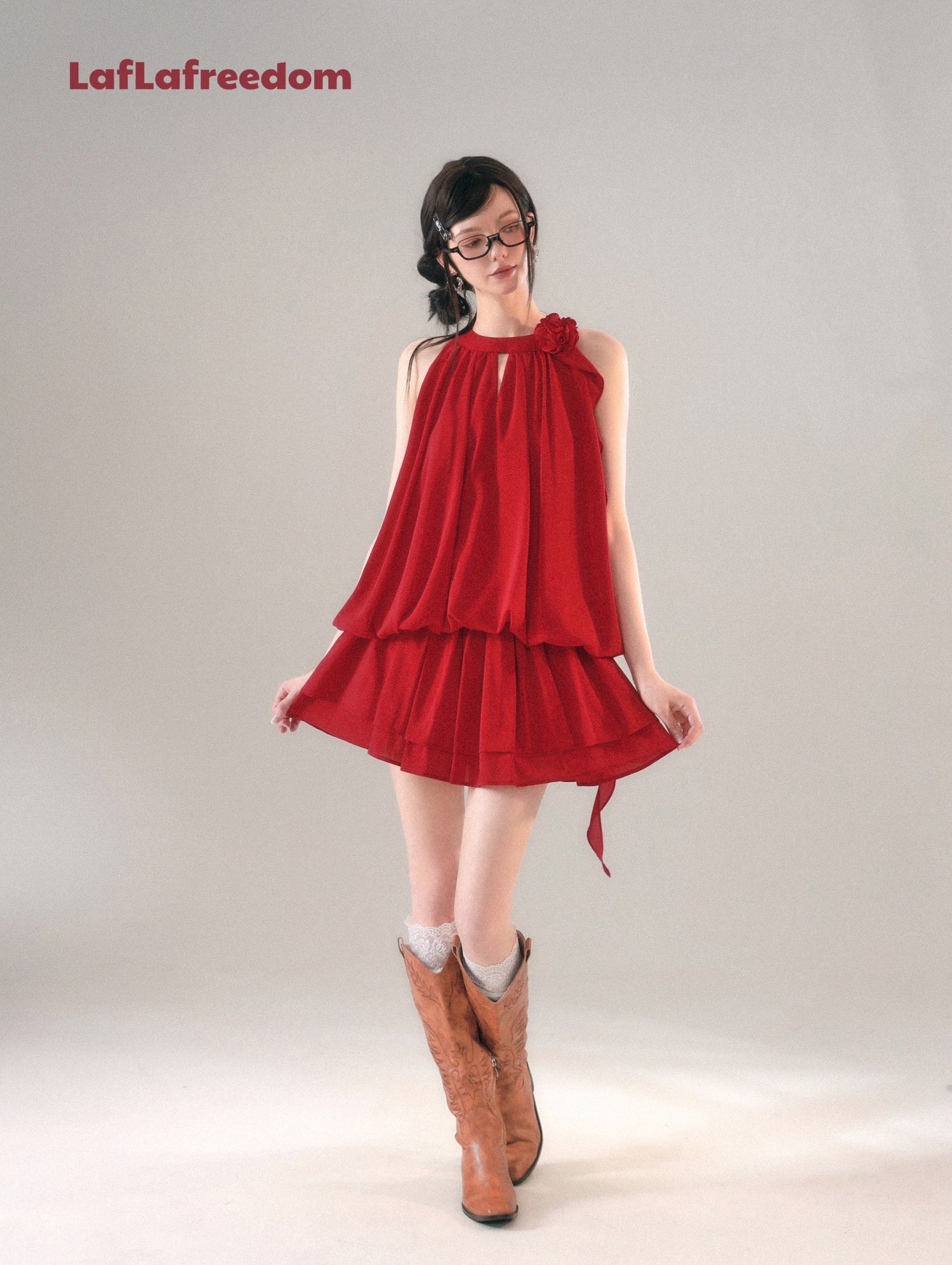 LA FREEDOM "FLORA" mini Skirt(2color)