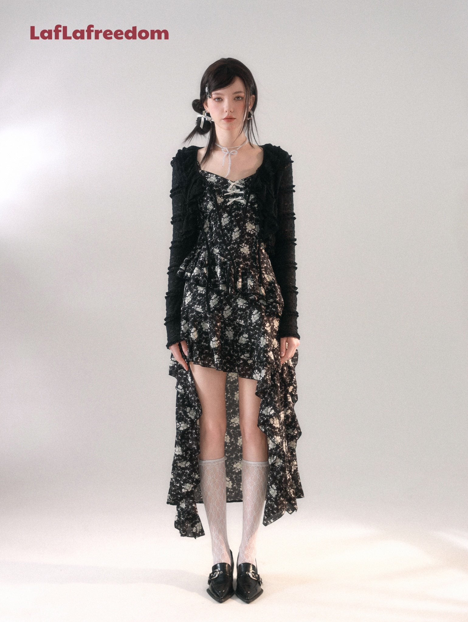 LA FREEDOM "FLORA" Dress +Cardigan(SEPARATE)