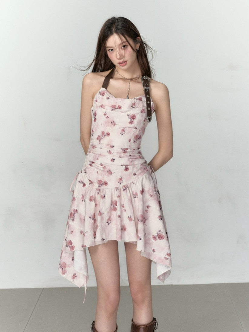 VIA PITTI Sale Drawstring Mini Dress