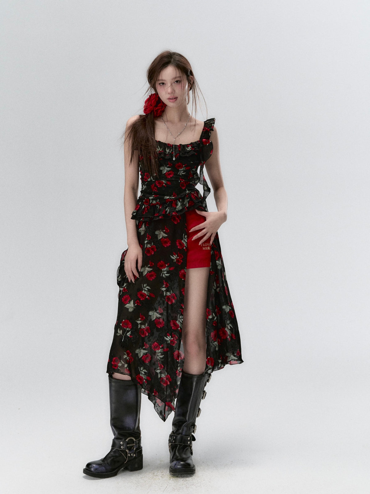 VIA PITTI Gauze Midi Dress(2color)