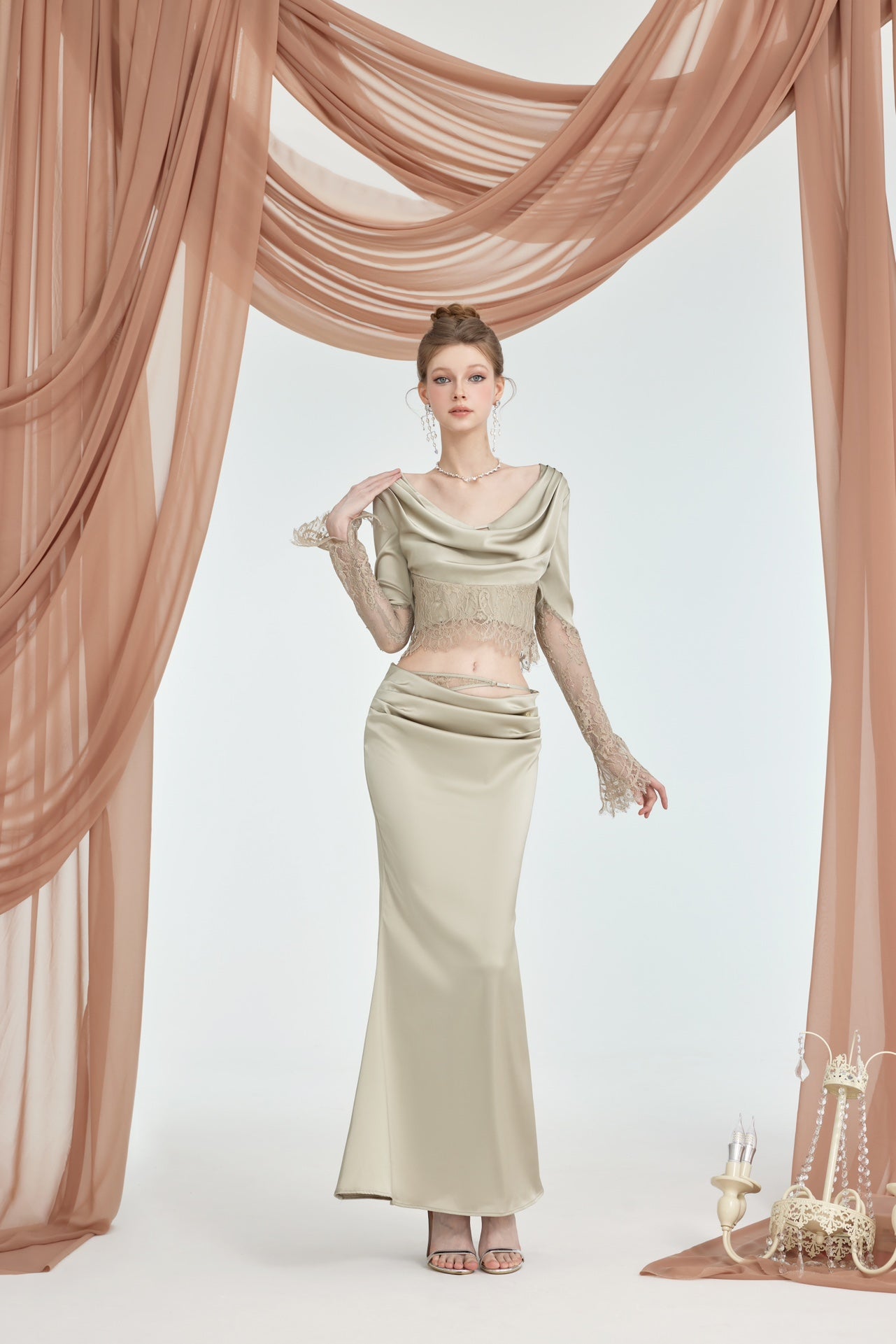 SheerLuck Sale Lyra Lace Top