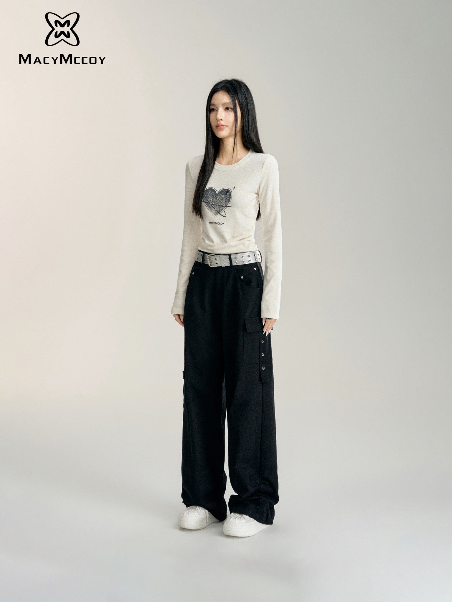 MacyMccoy High Waist Cargo Pants