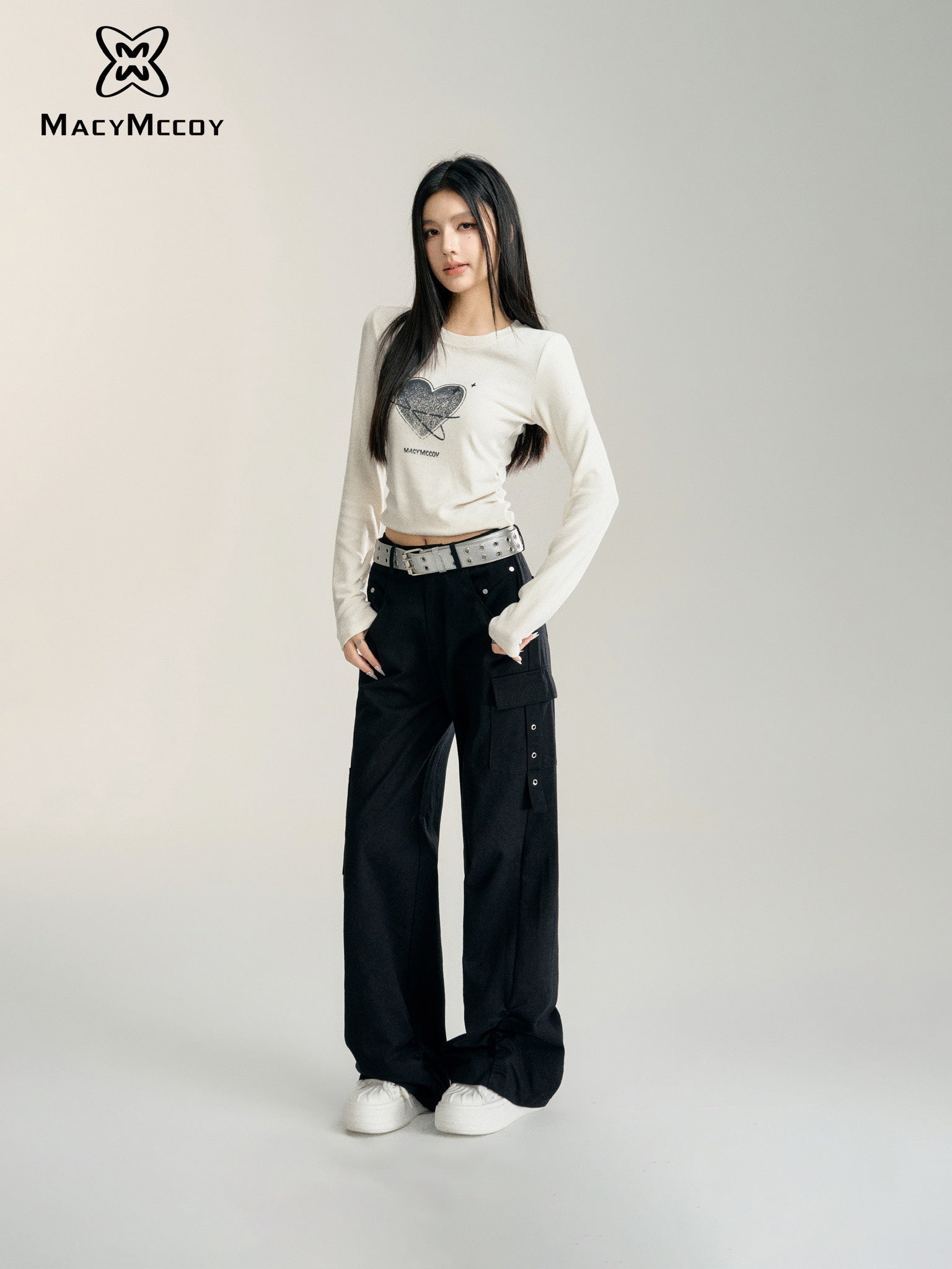 MacyMccoy High Waist Cargo Pants