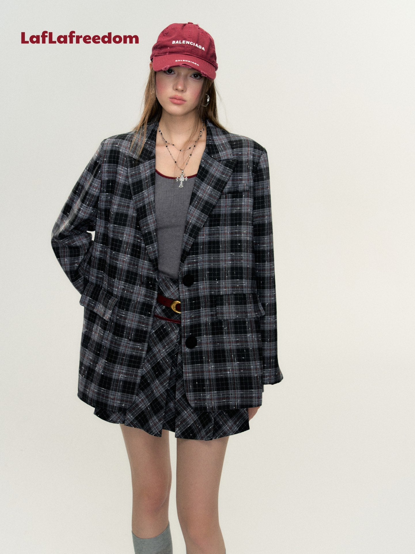 Lafreedom SALE Grid Contrast Set(SEPERATE)