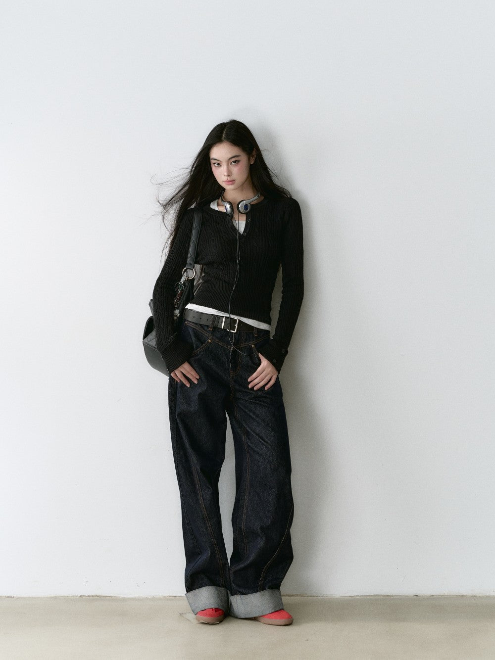 VIA PITTI Sale V24DK111 Cable Knit Top