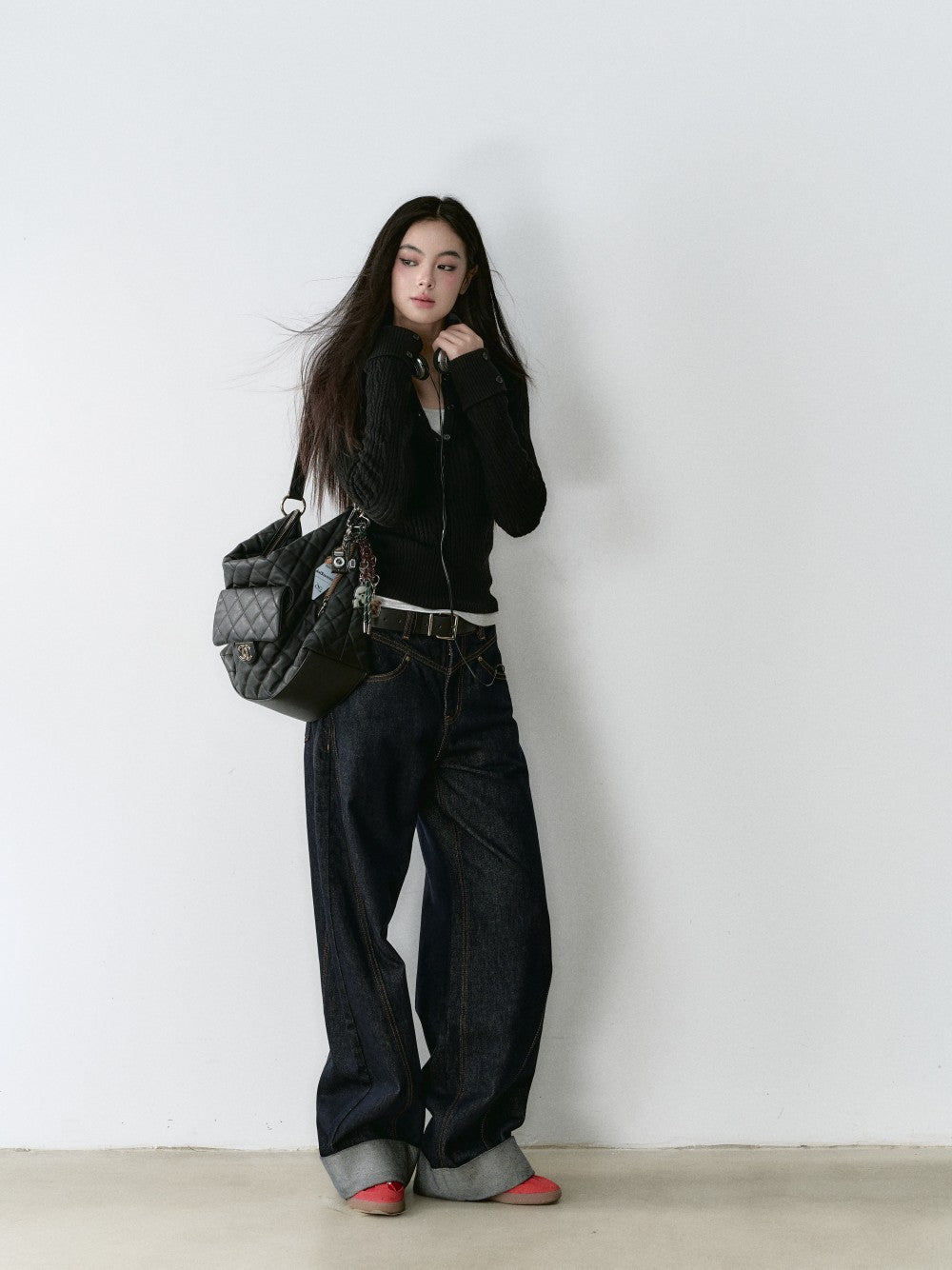VIA PITTI Sale V24DK111 Cable Knit Top
