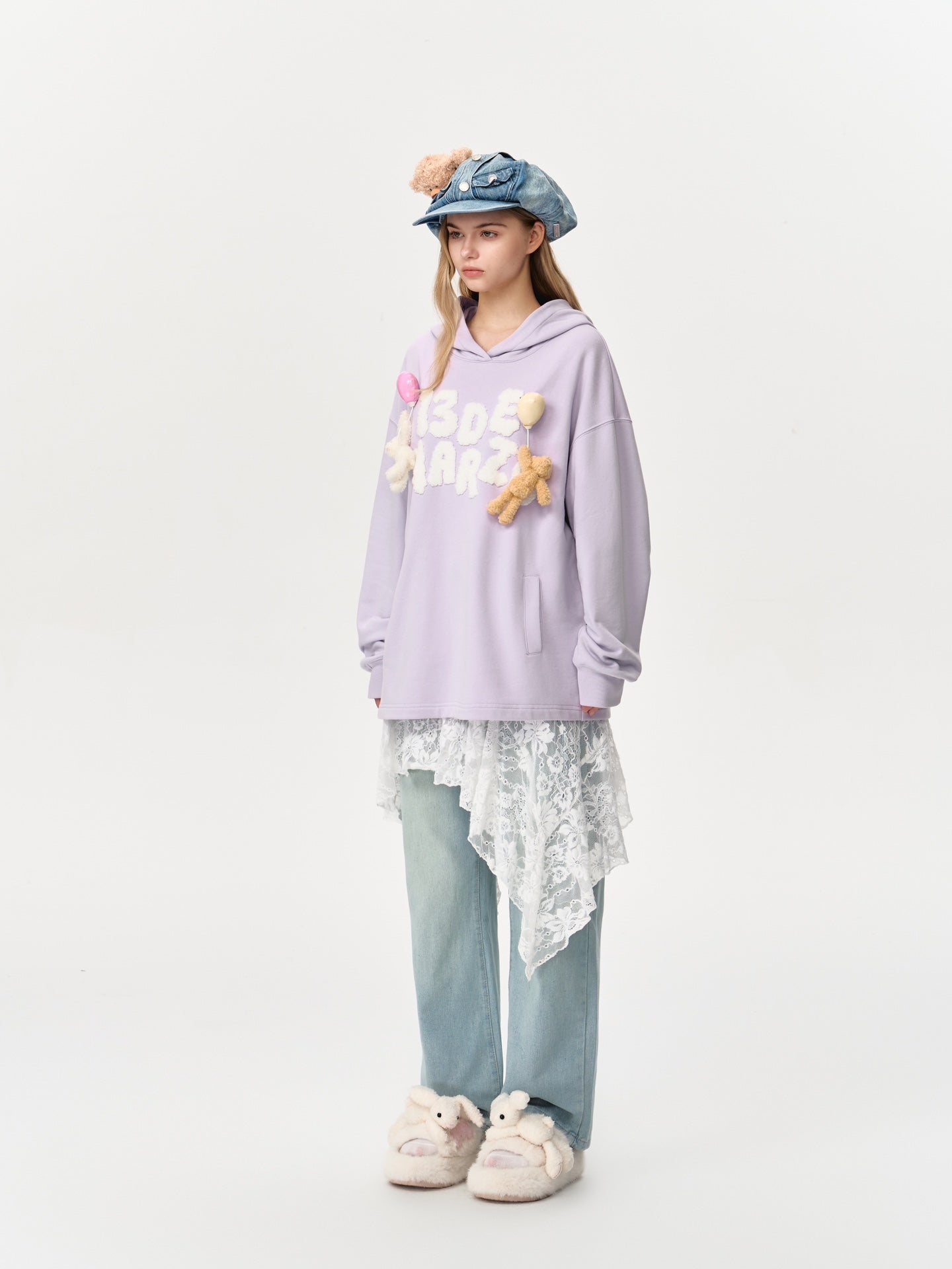 13DE MARZO Float Cloud Balloon Hoodie
