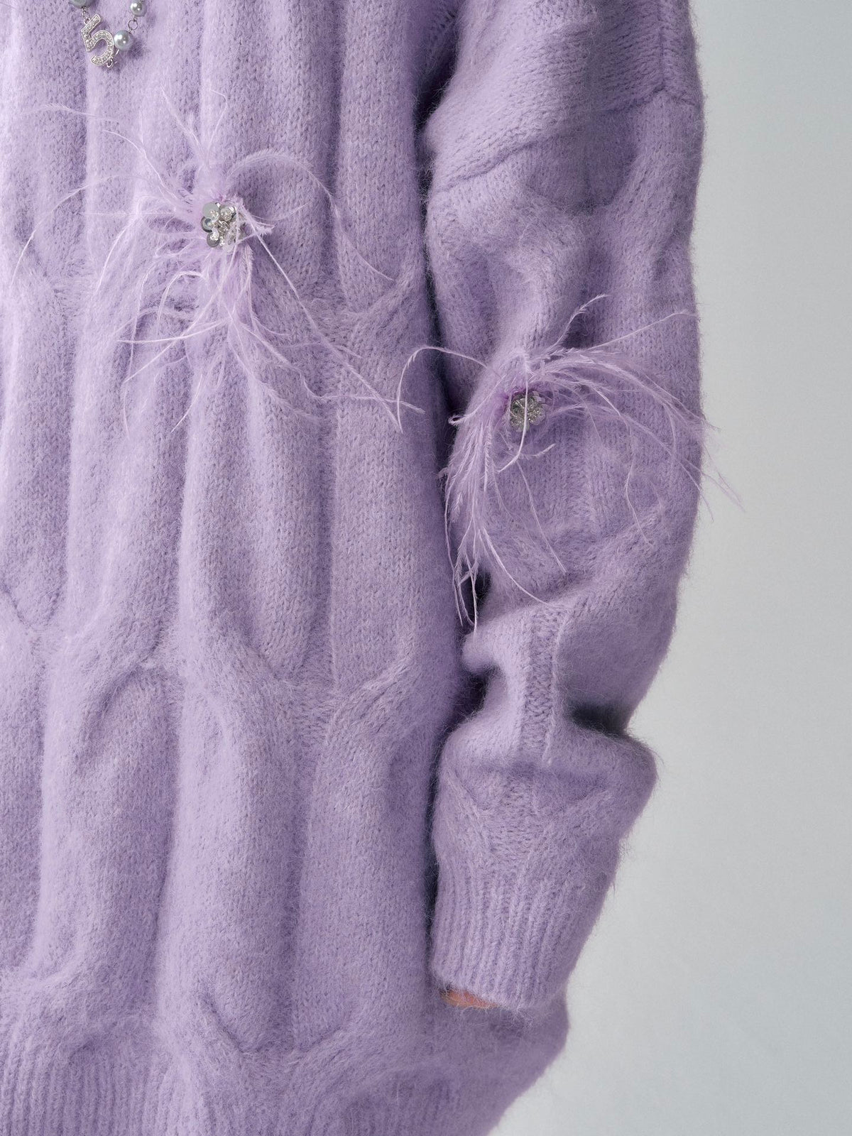 Lafreedom LAF341005 Feather Oversize Sweater(3color)