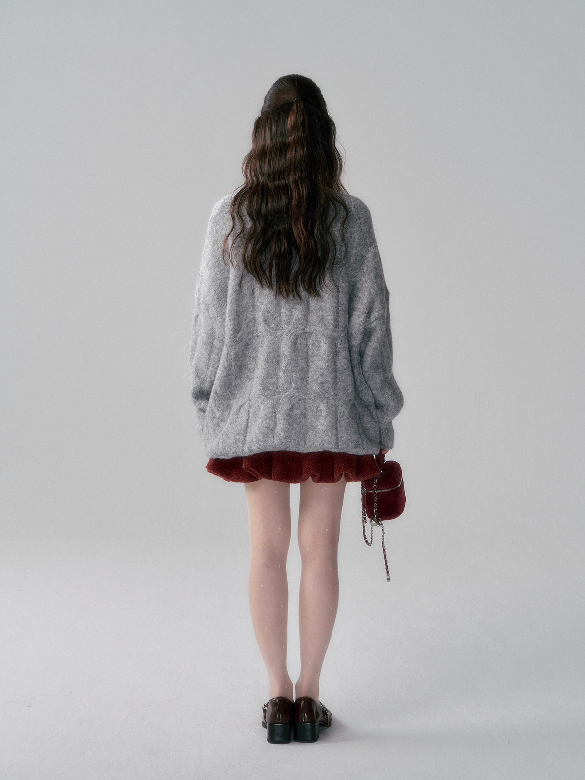 Lafreedom LAF341005 Feather Oversize Sweater(3color)