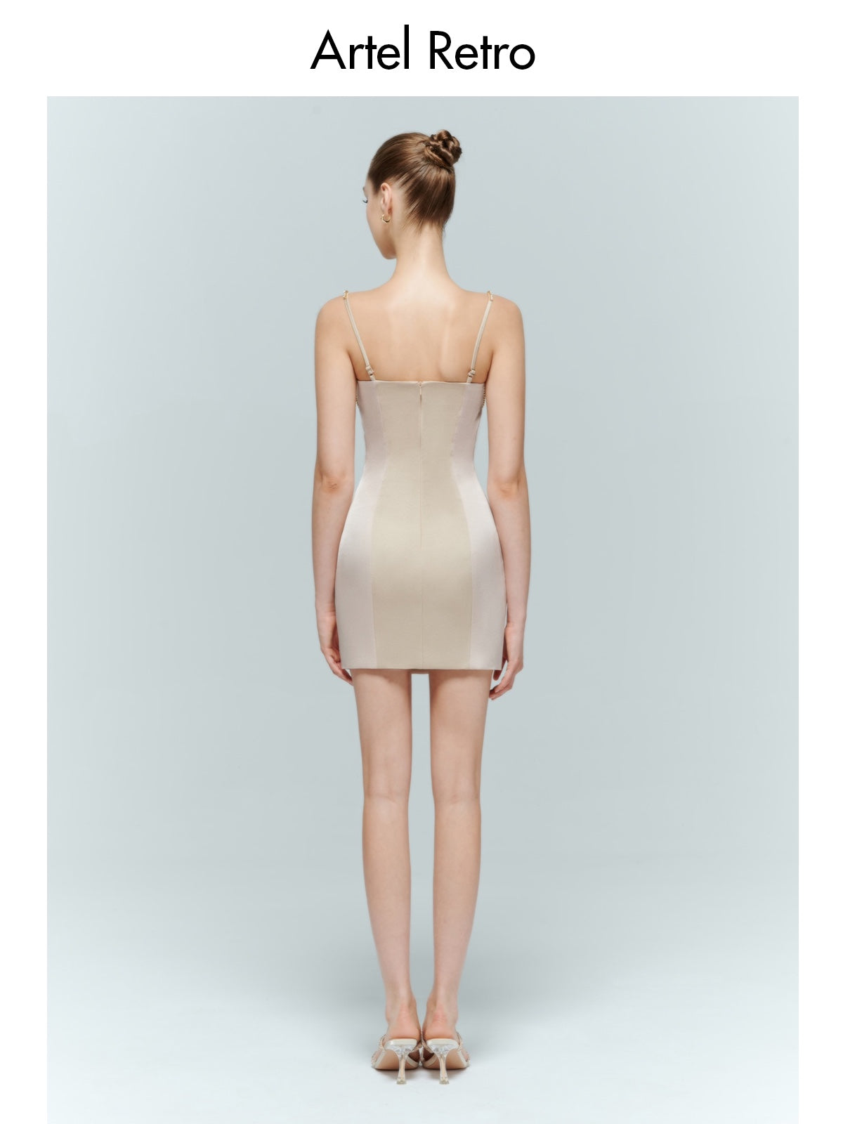 Artel Retro AR-24AW-D001 Diamante Slip Mini Dress