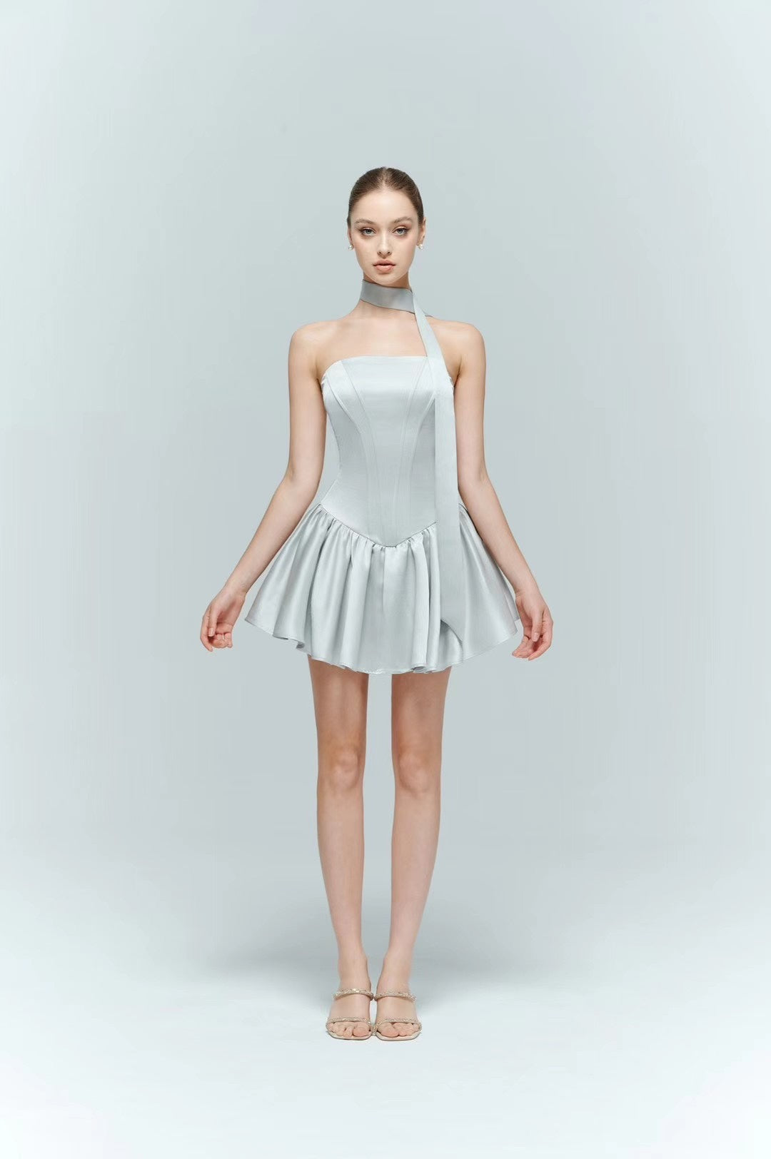 Artel Retro AR-24AW-D003 Strapless fishbone puffy skirt (2color)