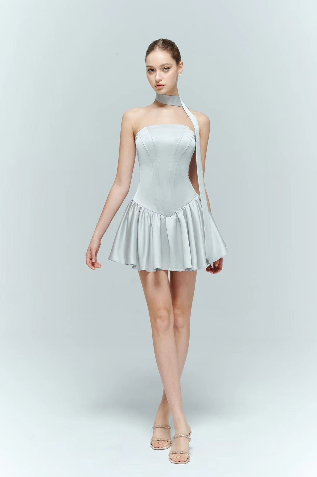 Artel Retro AR-24AW-D003 Strapless fishbone puffy skirt (2color)