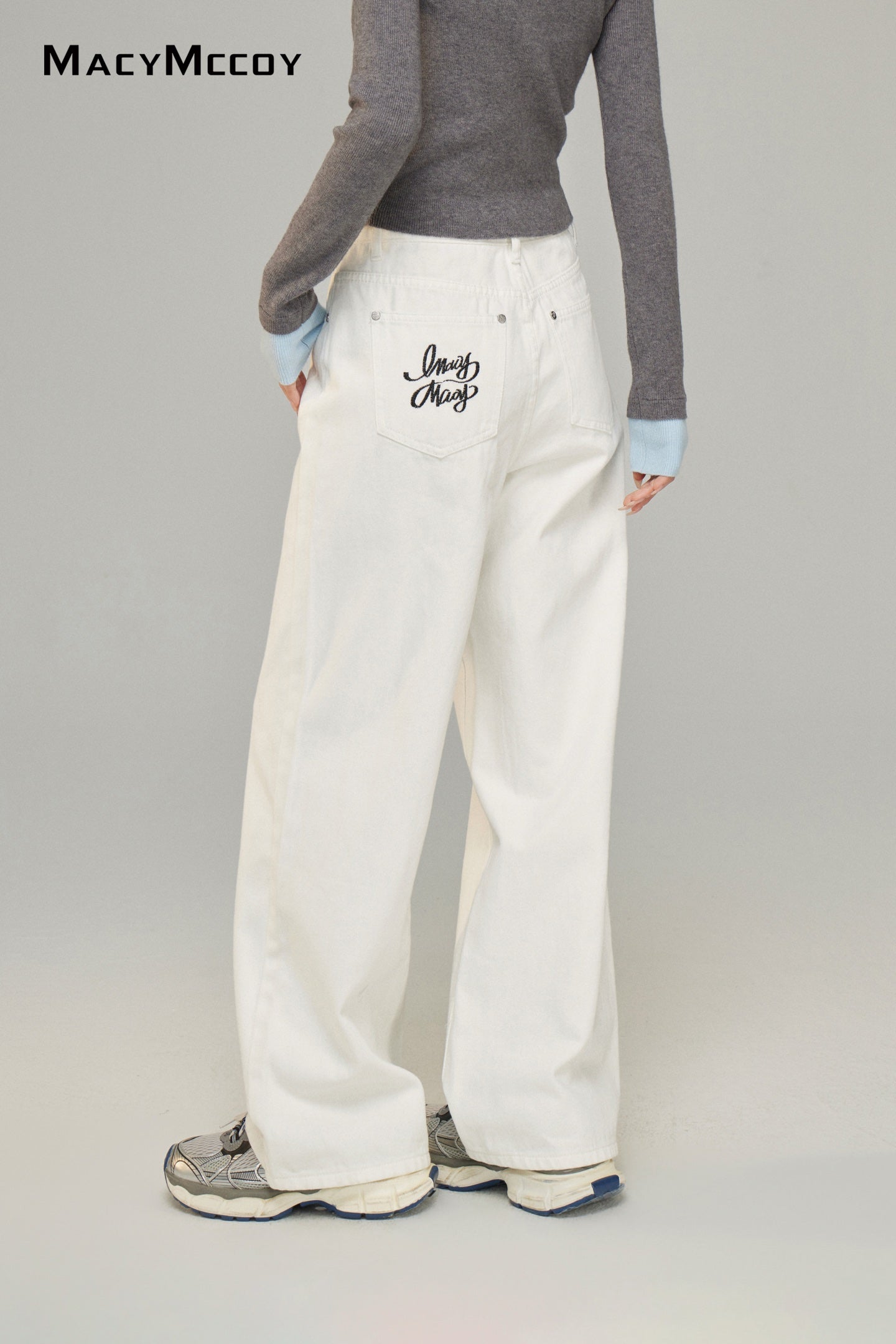 Macy Mccoy MMC2025007 Embroidered jeans (2color)