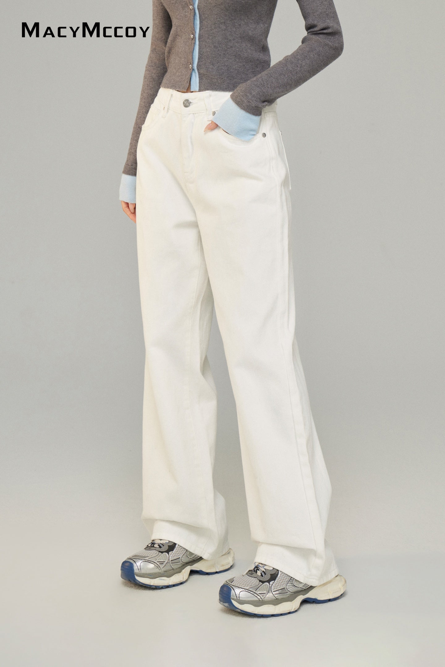 Macy Mccoy MMC2025007 Embroidered jeans (2color)