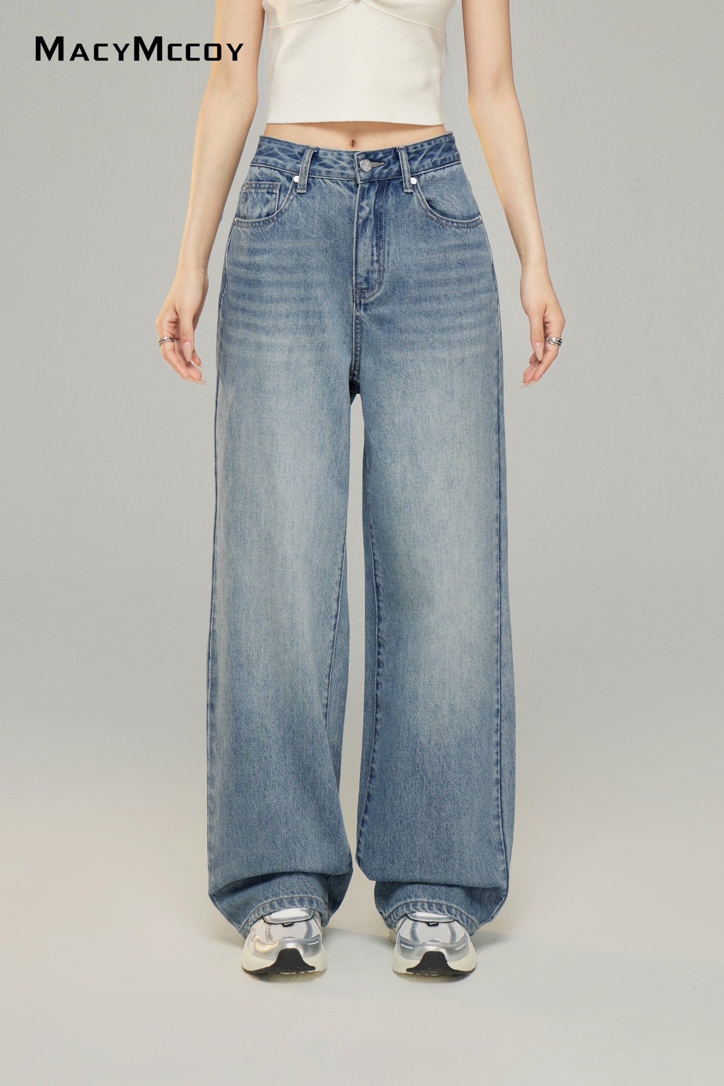 Macy Mccoy MMC2025007 Embroidered jeans (2color)