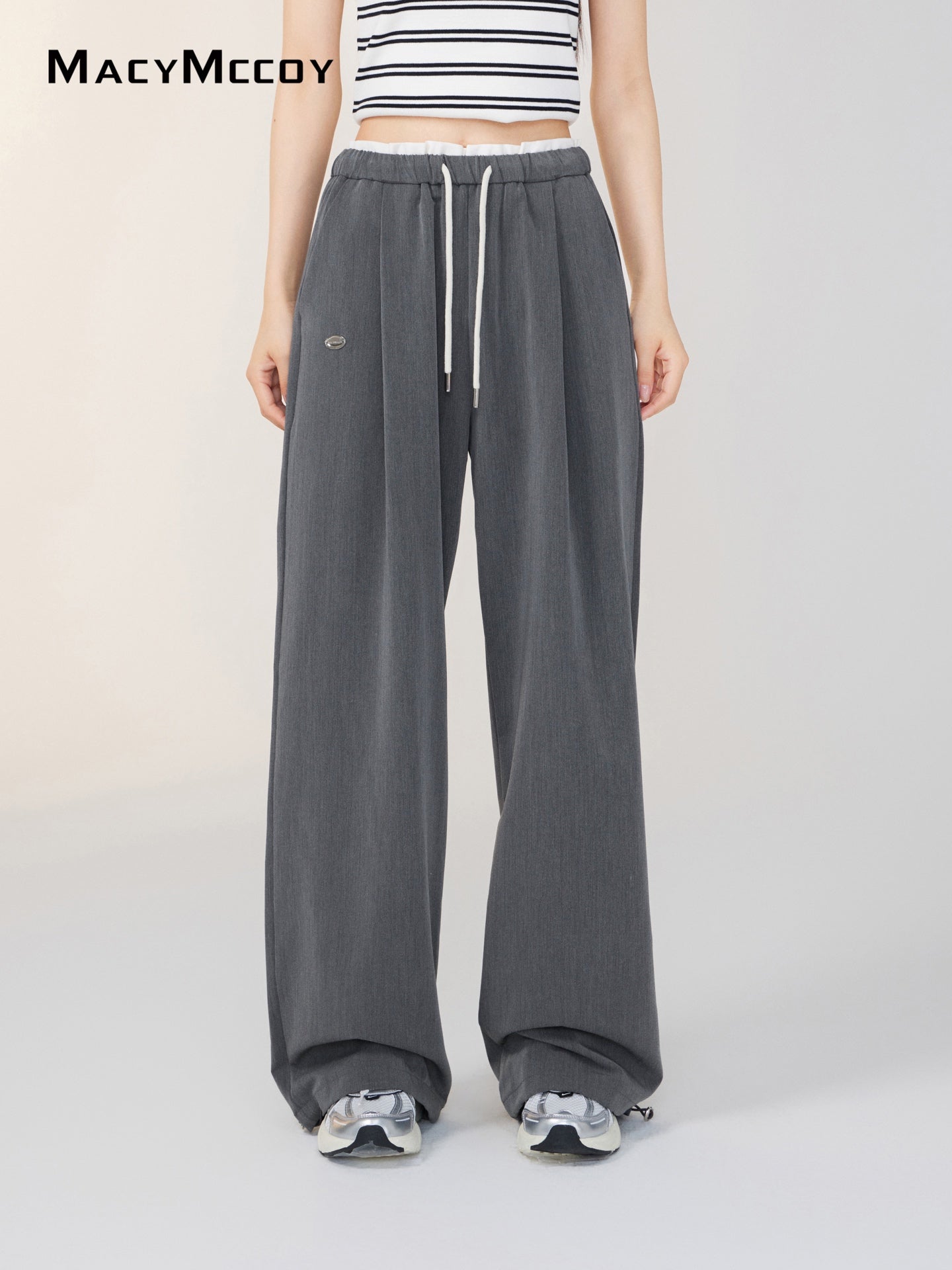 MacyMccoy MMC2025036 Straight Pants(2color)