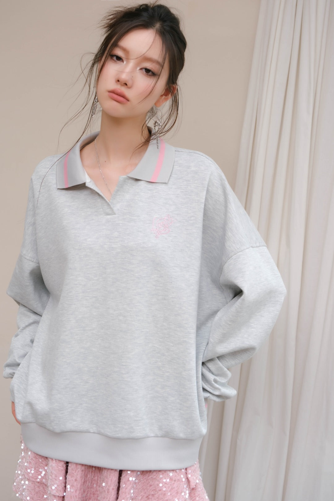 Lafreedom SALE LAC330812 Lazy style hot stamping hoodie