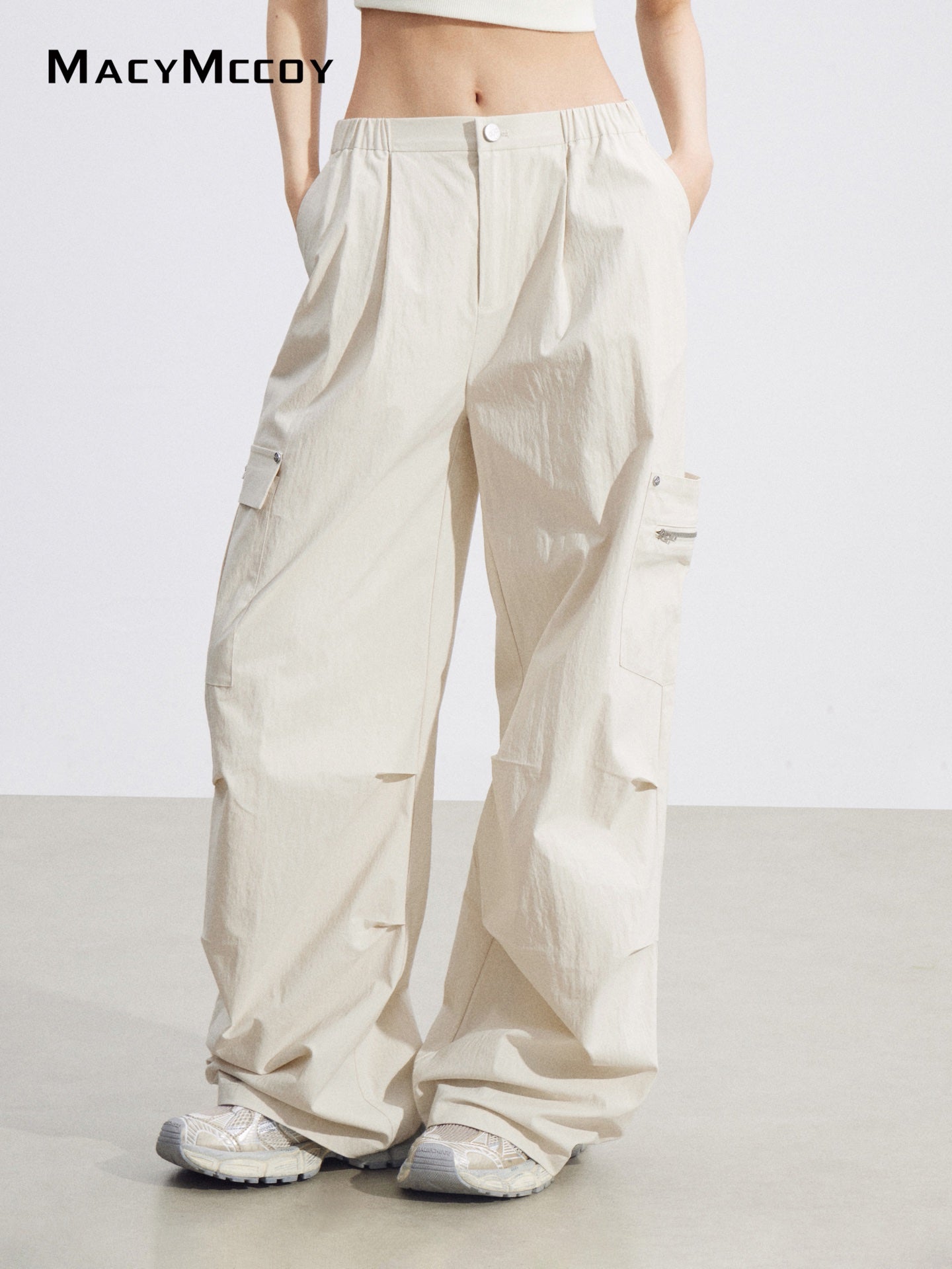 MacyMccoy MMC2026095 Pocket Cargo Pants(2color)