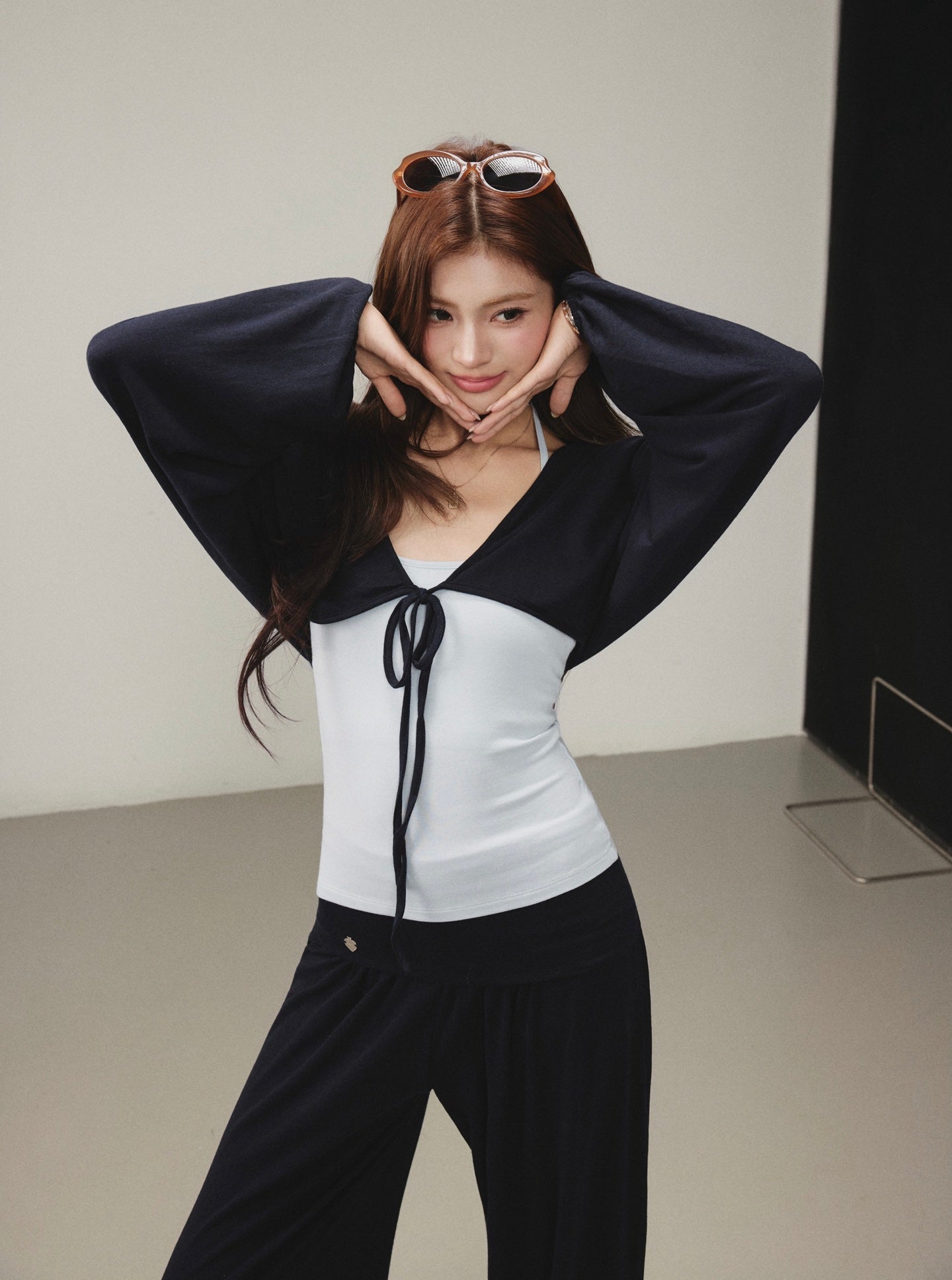 OTEBANBASS OTE260811 Halter Top and Harem Pants Set(2color)