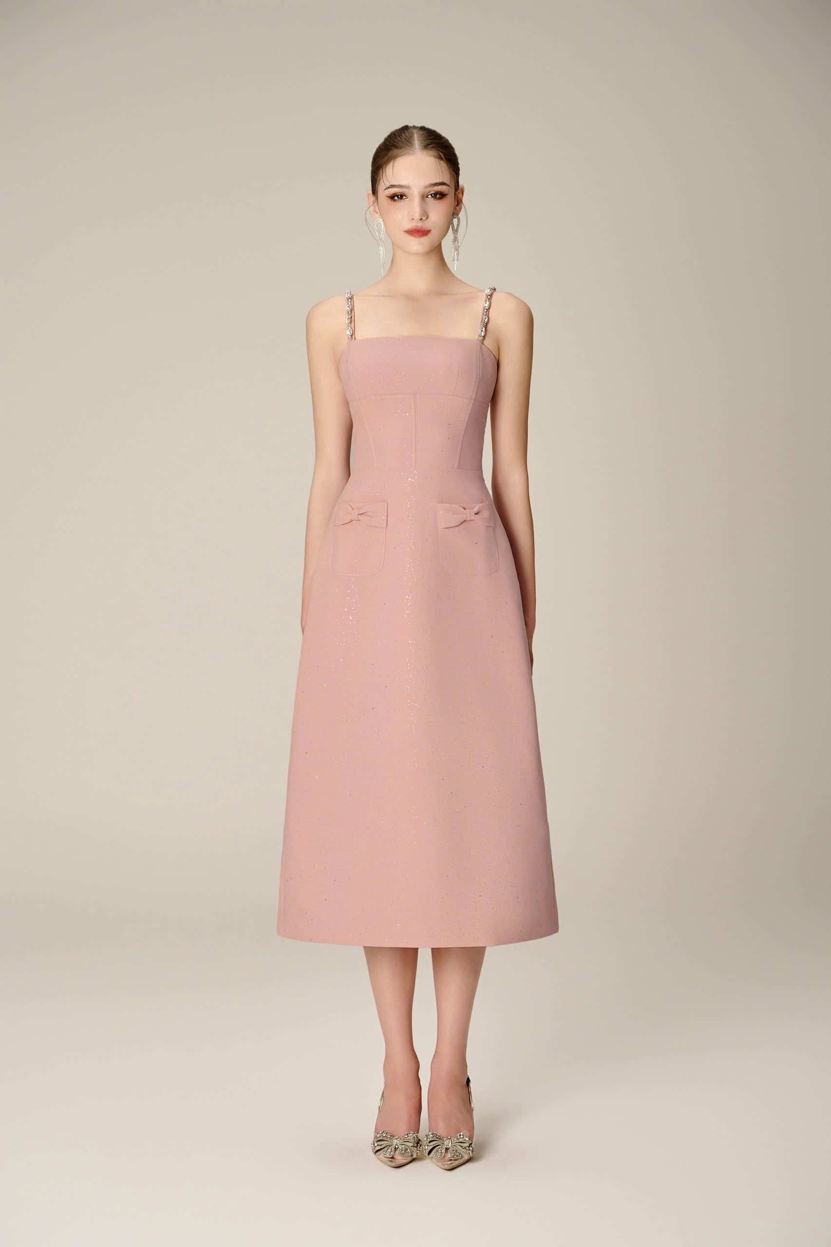 Nhat VY LESTIA DRESS – Pink Pastel