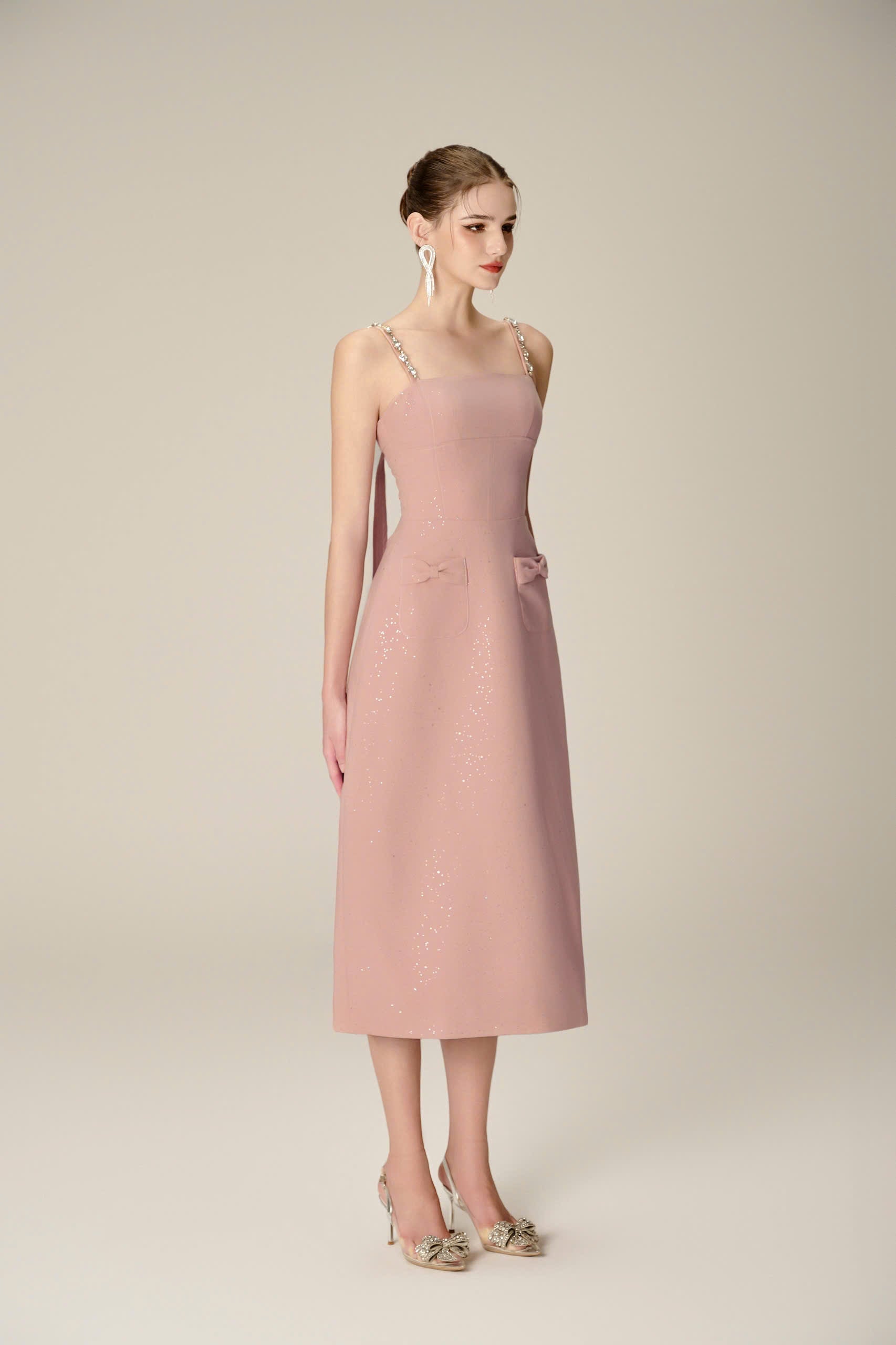 Nhat VY LESTIA DRESS – Pink Pastel