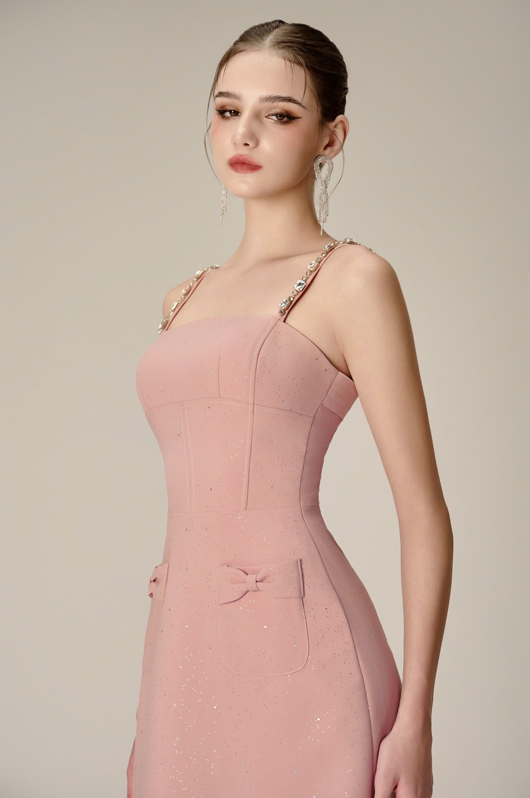 Nhat VY LESTIA DRESS – Pink Pastel