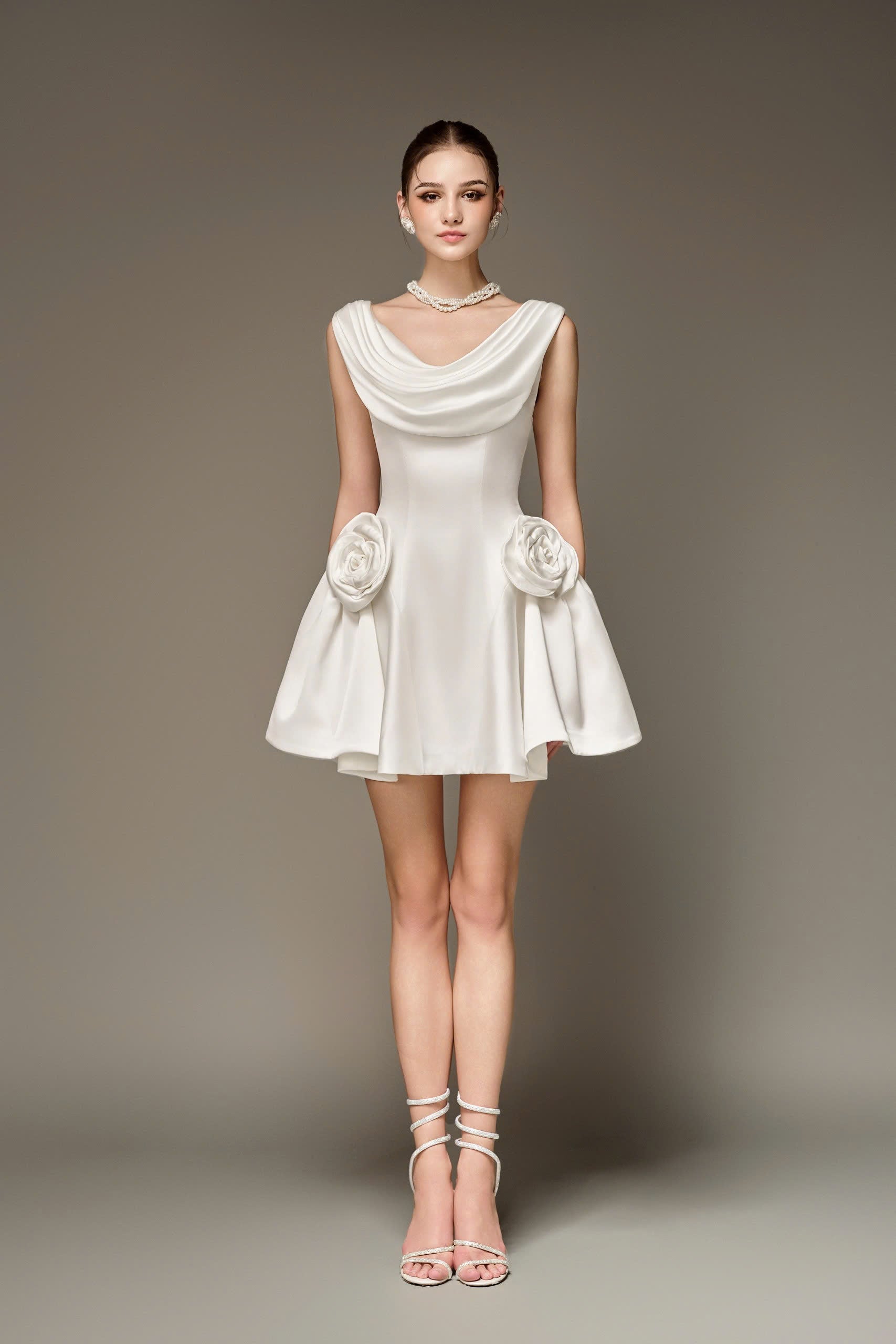 Nhat VY HERSLAY DRESS – White